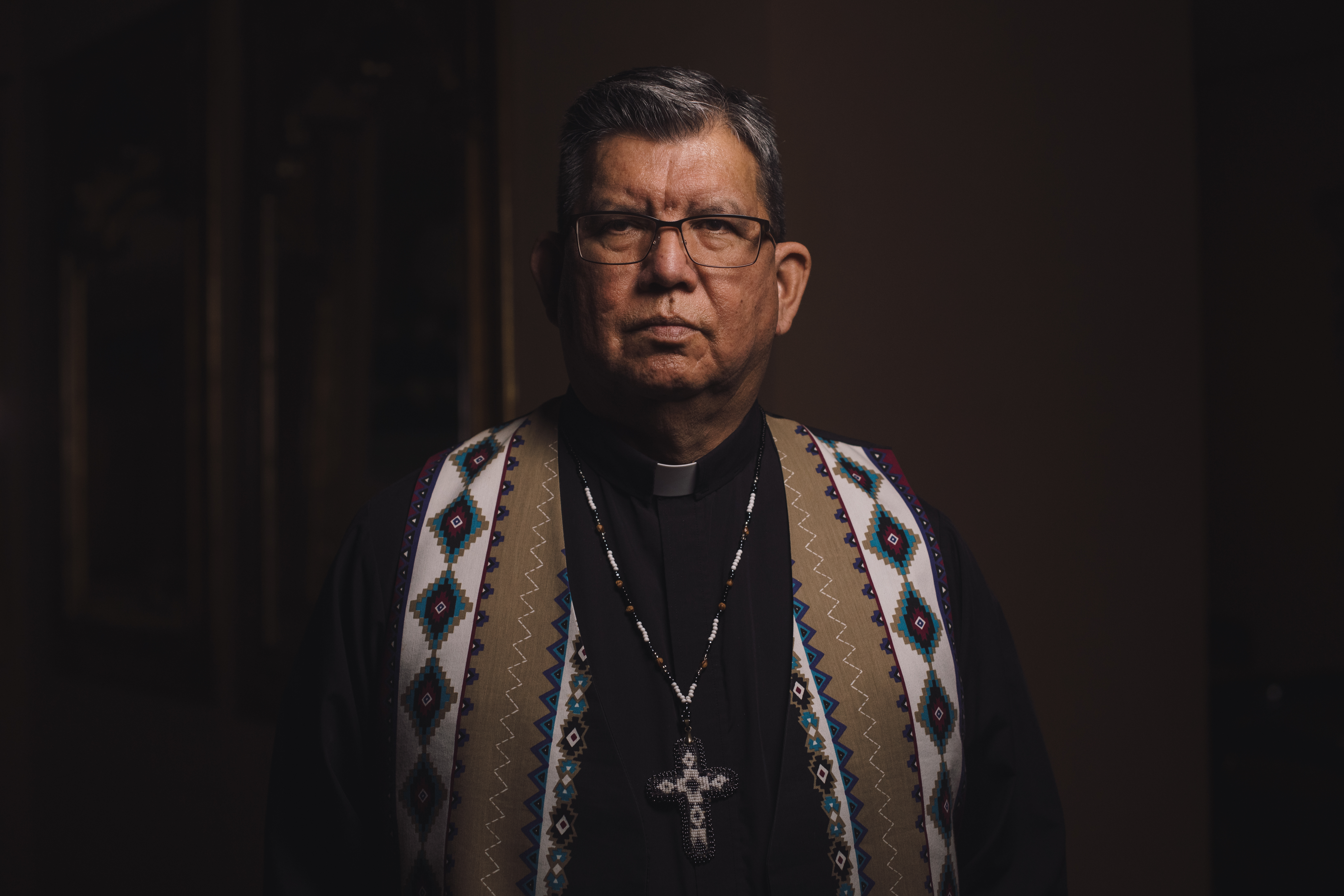 A photo of Reverend Maurice Henry Sands.