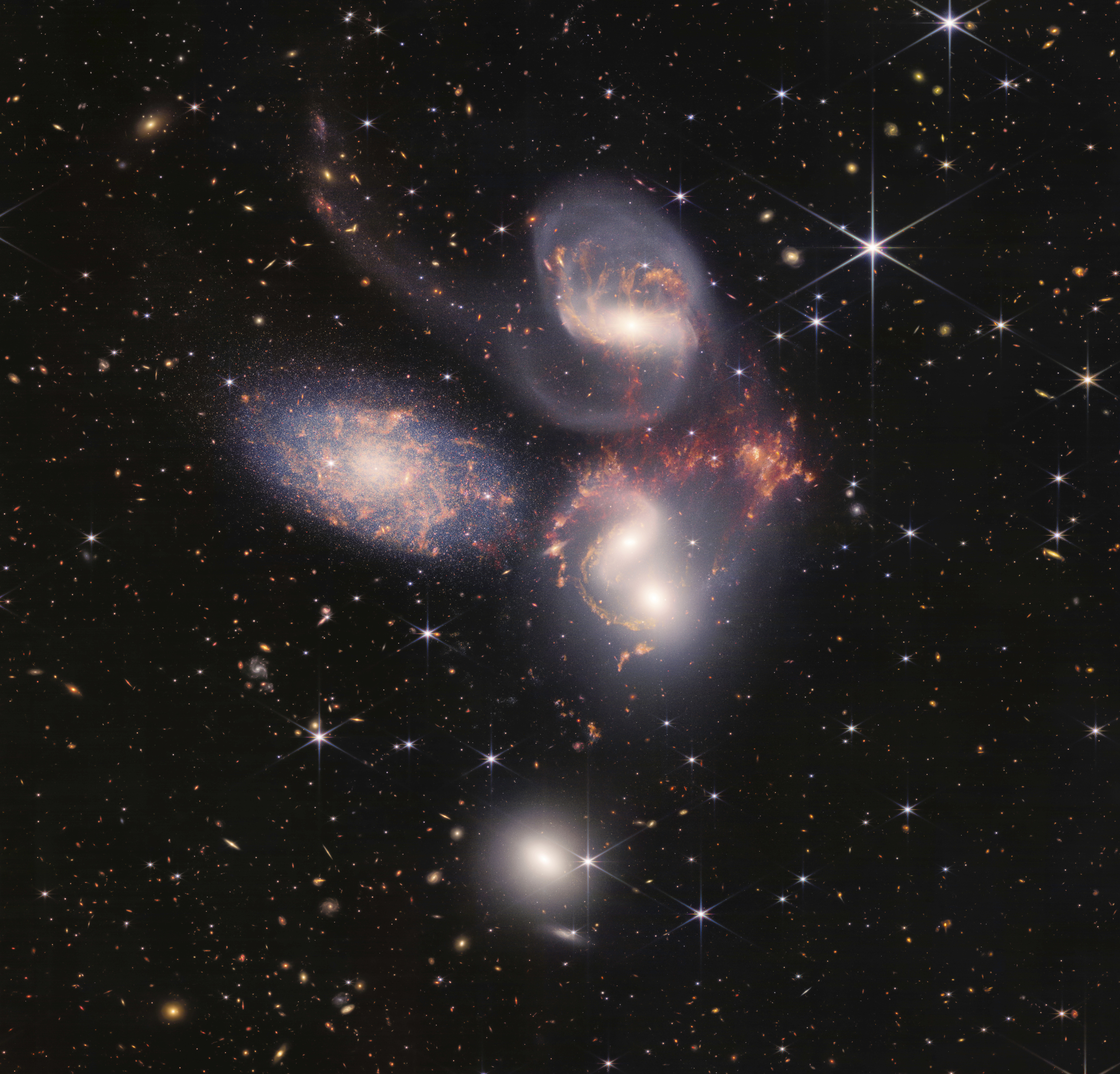 NASA's new telescope shows star death, dancing galaxies