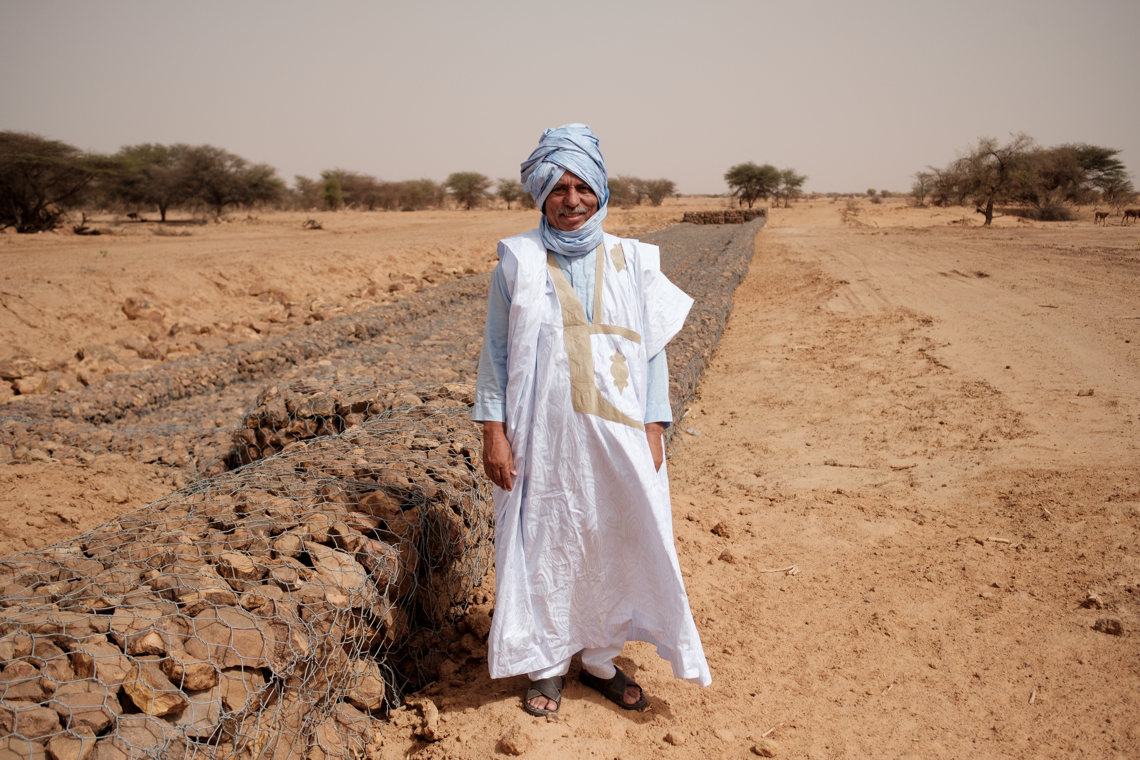 Brahim, founder of the local nonprofit SOS Desert