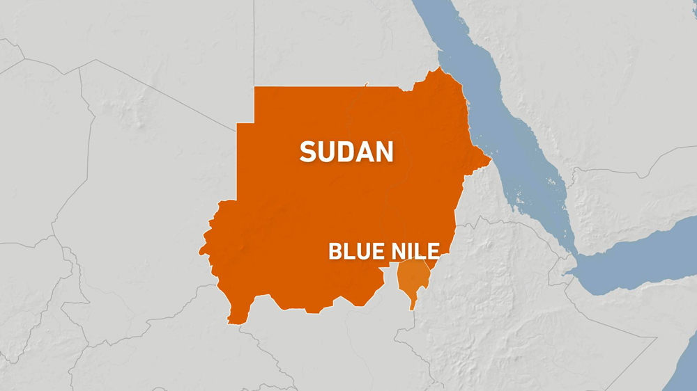 Sudan Blue Nile State map