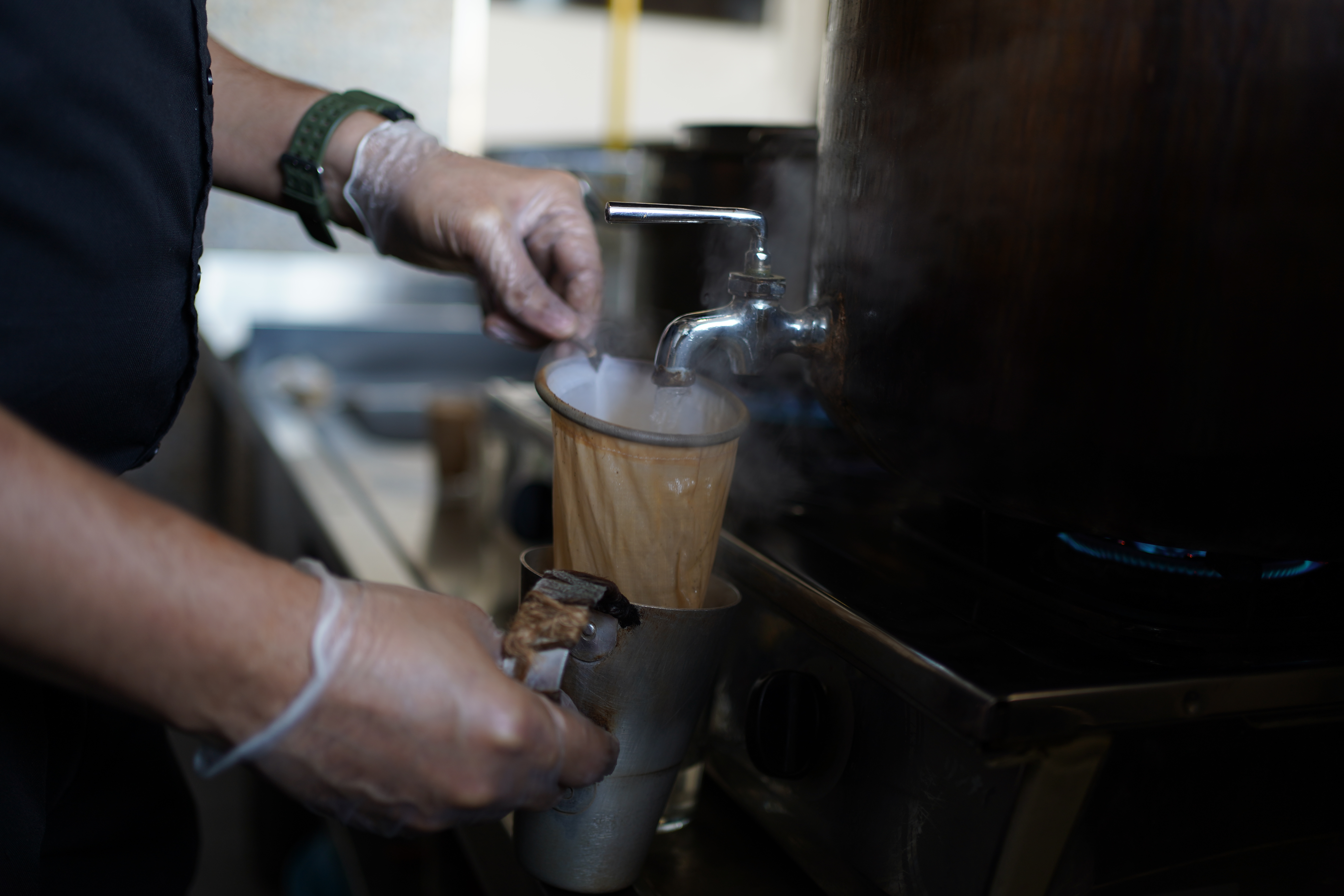 Samovar tea making stages Making decoction Courtesy Dosa Street