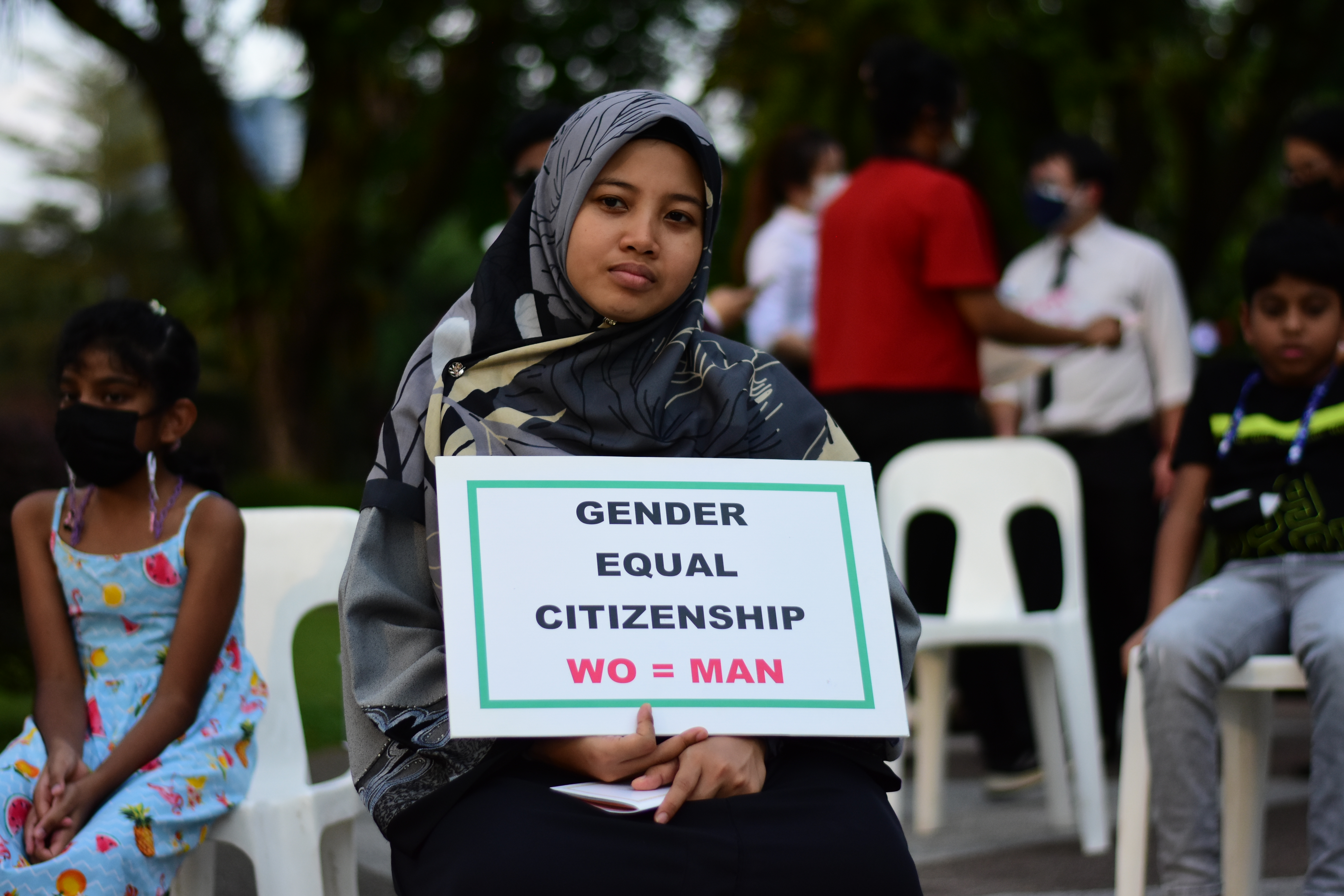 A young woman in Malaysia campaigns for equal citizenship rights