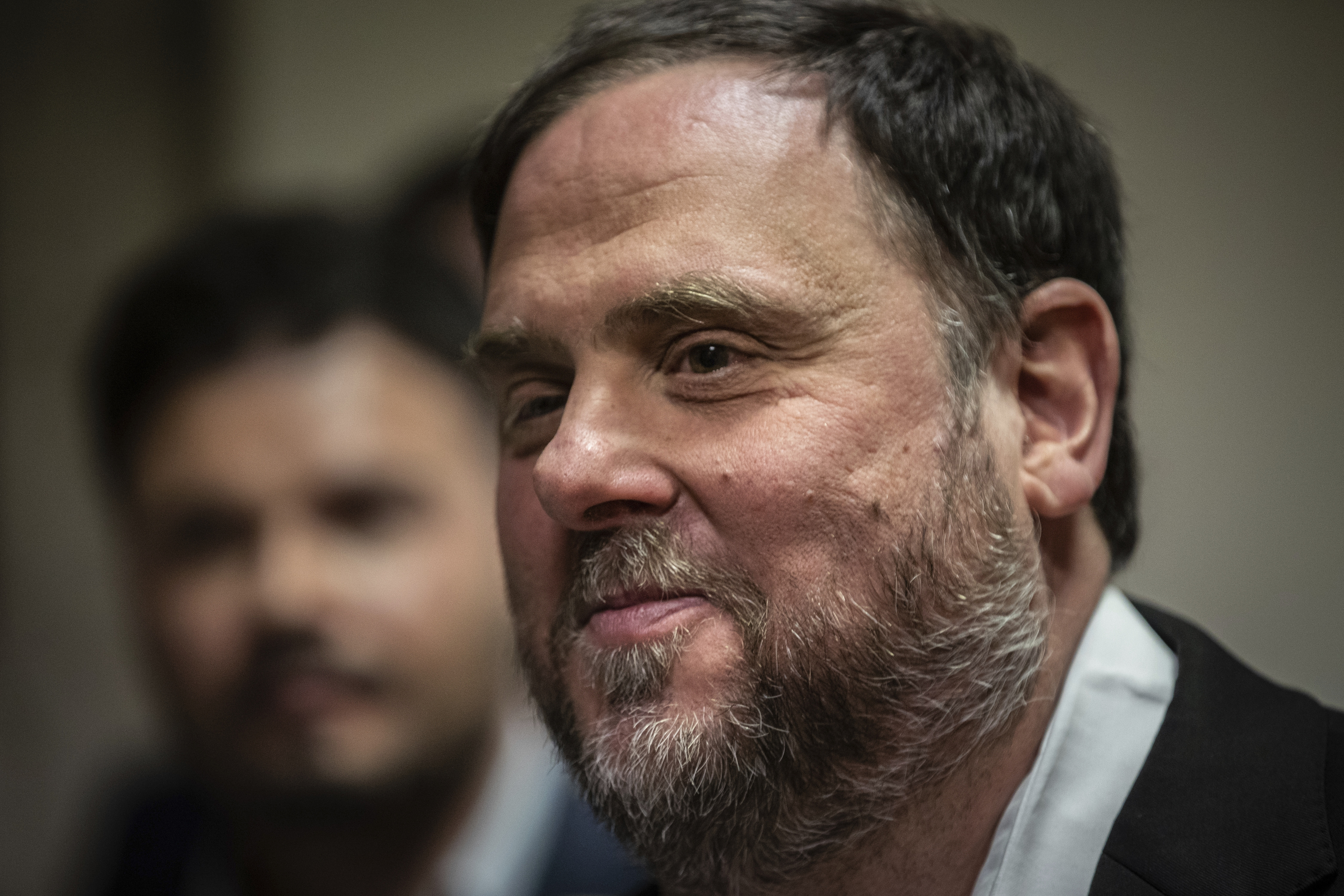 The leader of the Catalonian ERC party Oriol Junqueras
