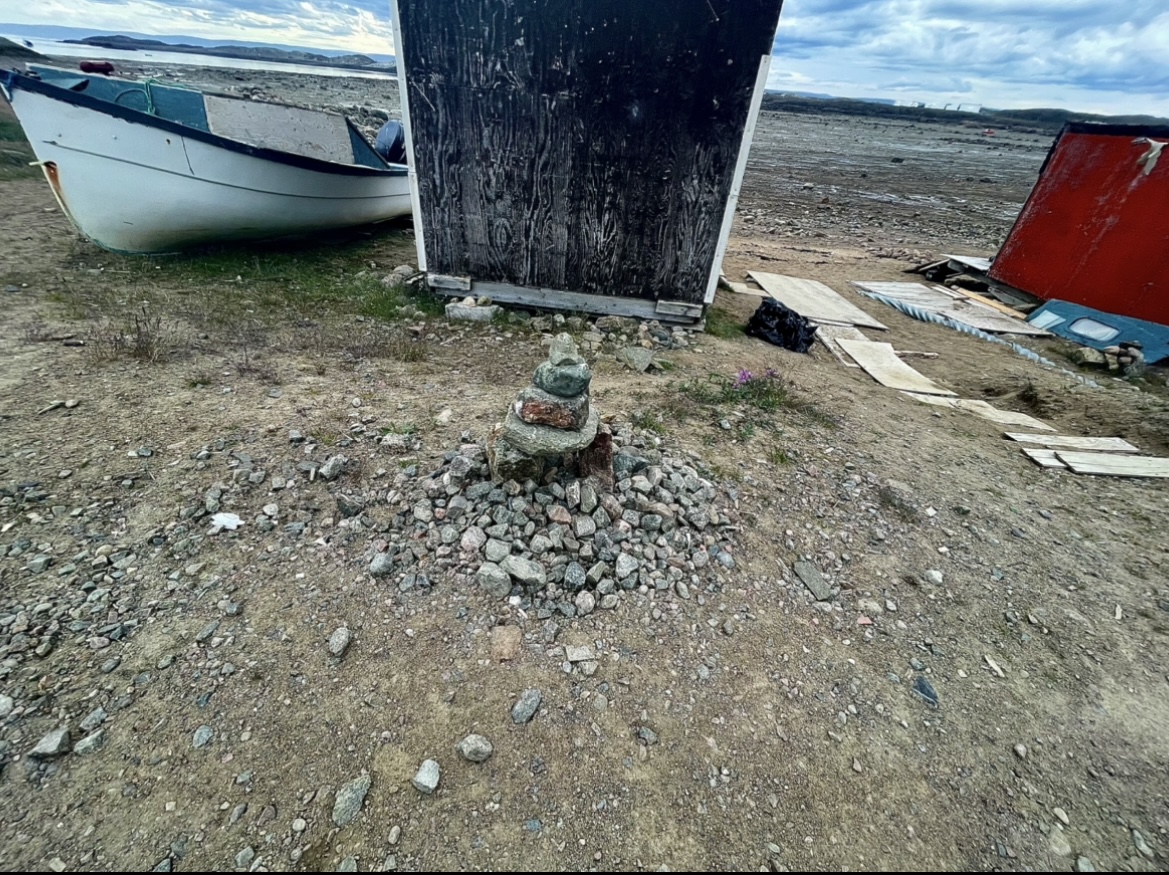 A photo of a small pile of stones.