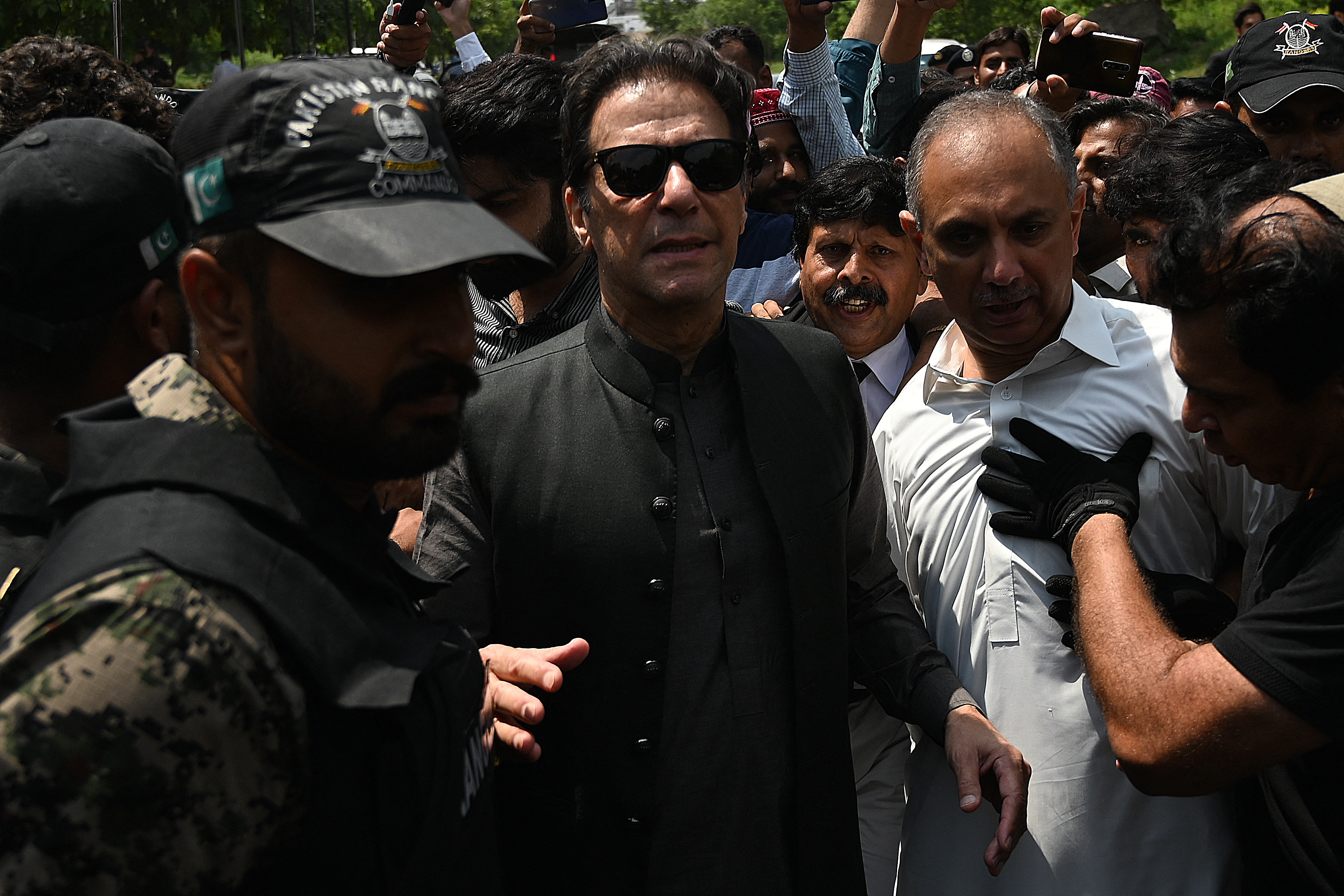 Former Pakistani prime minister Imran Khan