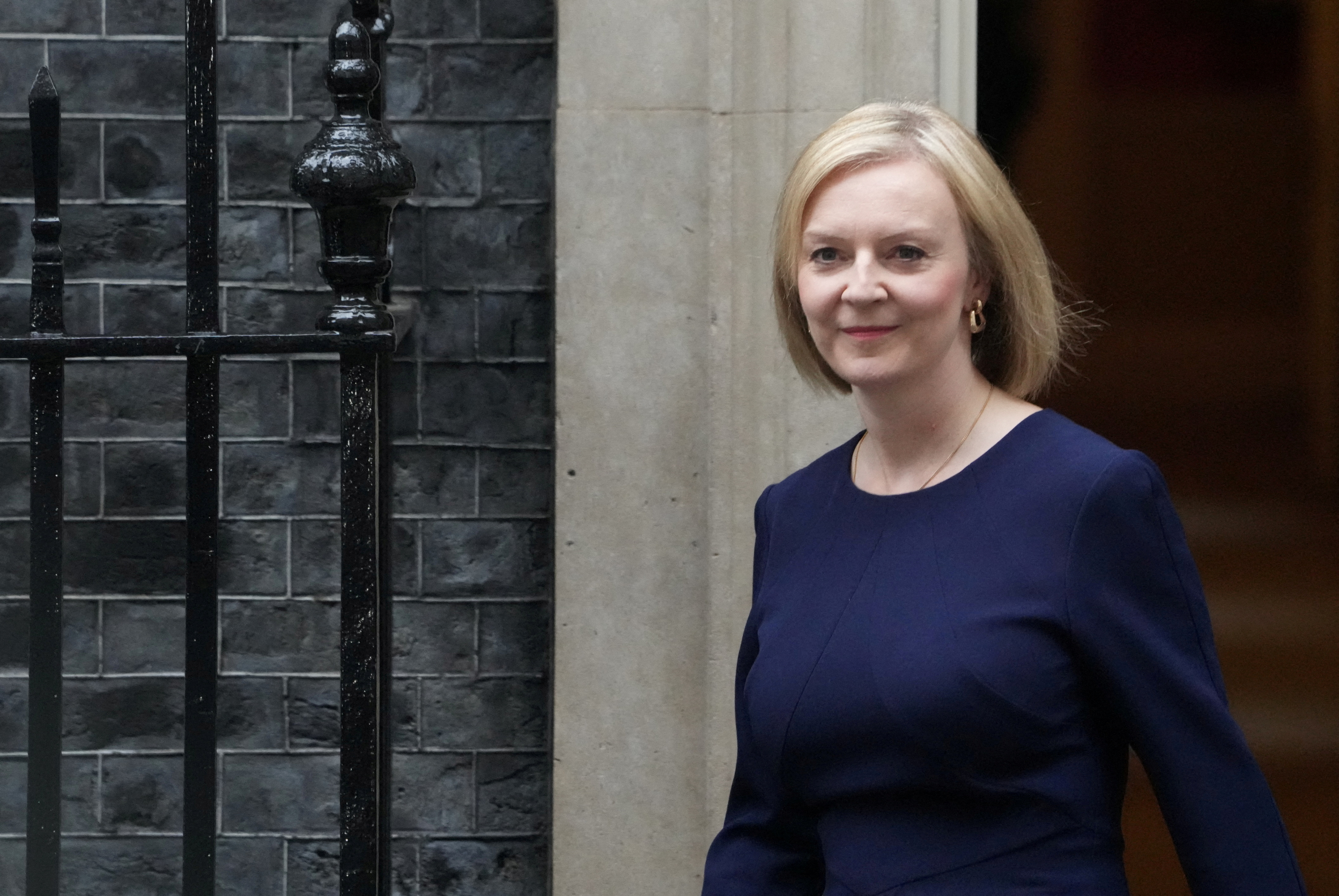 Truss exits Downing Street