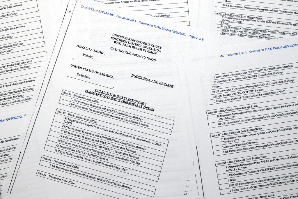 Trump court documents