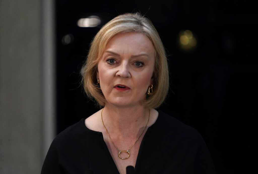 British Prime Minister Liz Truss.