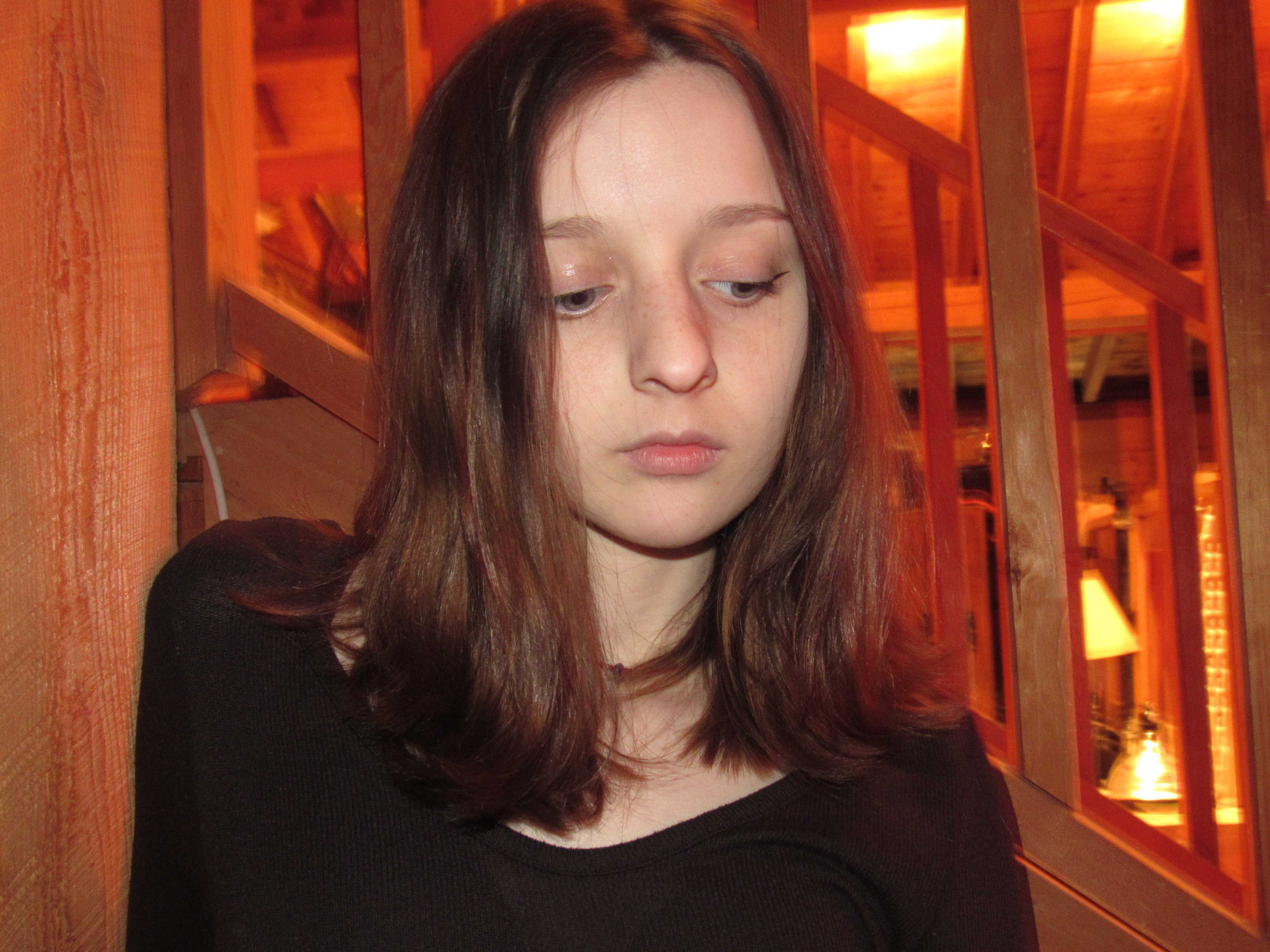 A photo of Ana at age 15.