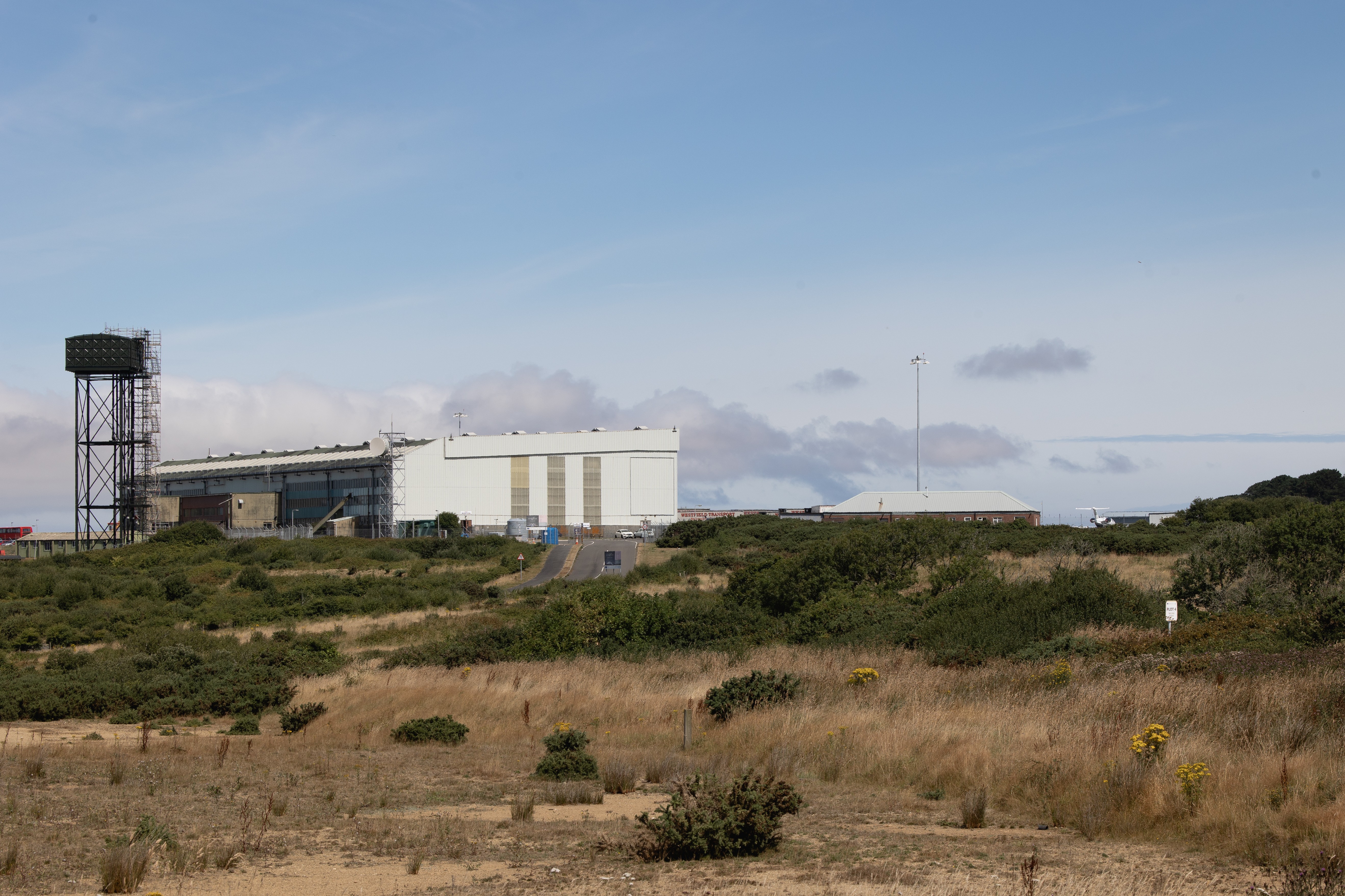 A photo of the GV of newquay airport.