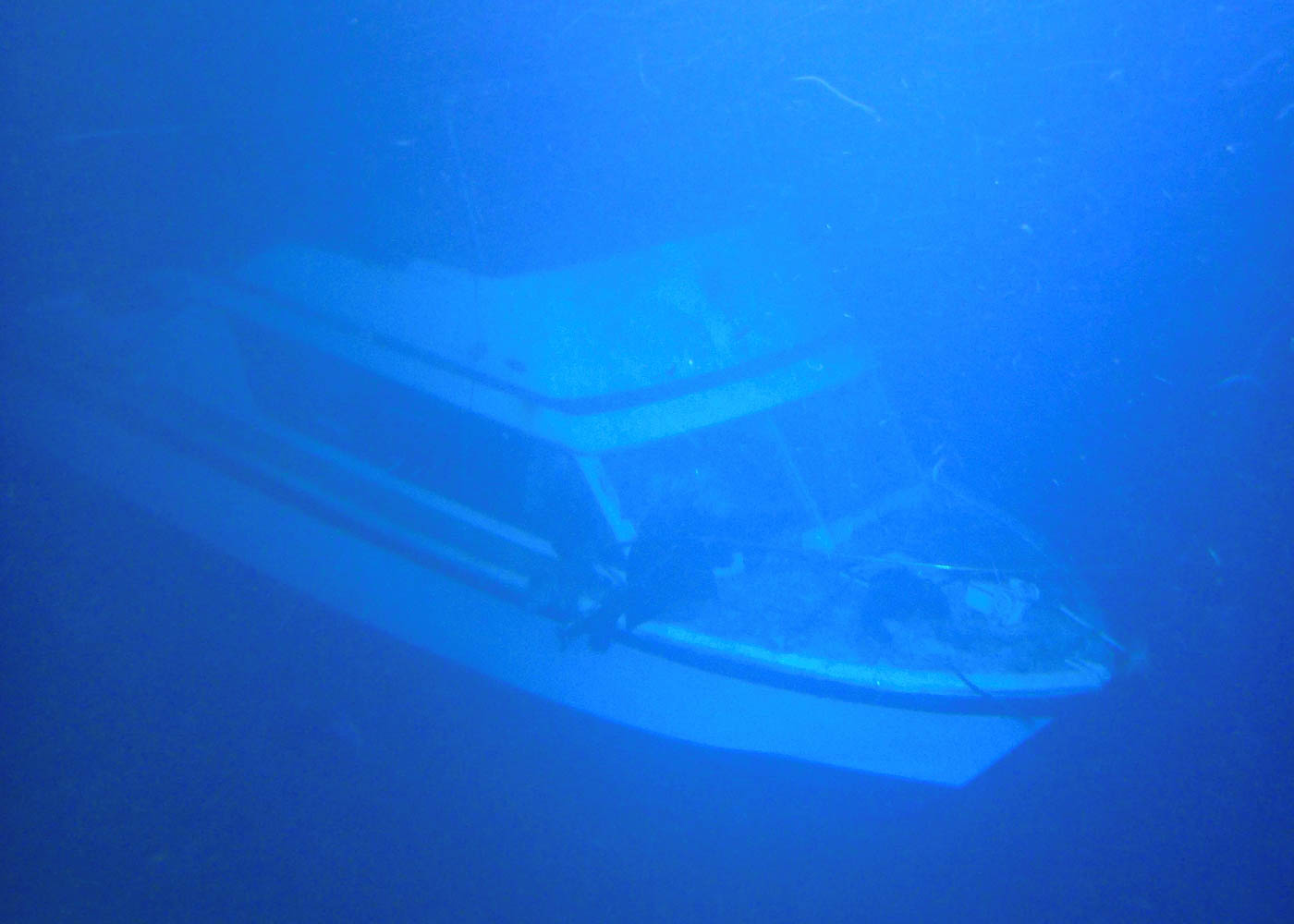 Sunken boat