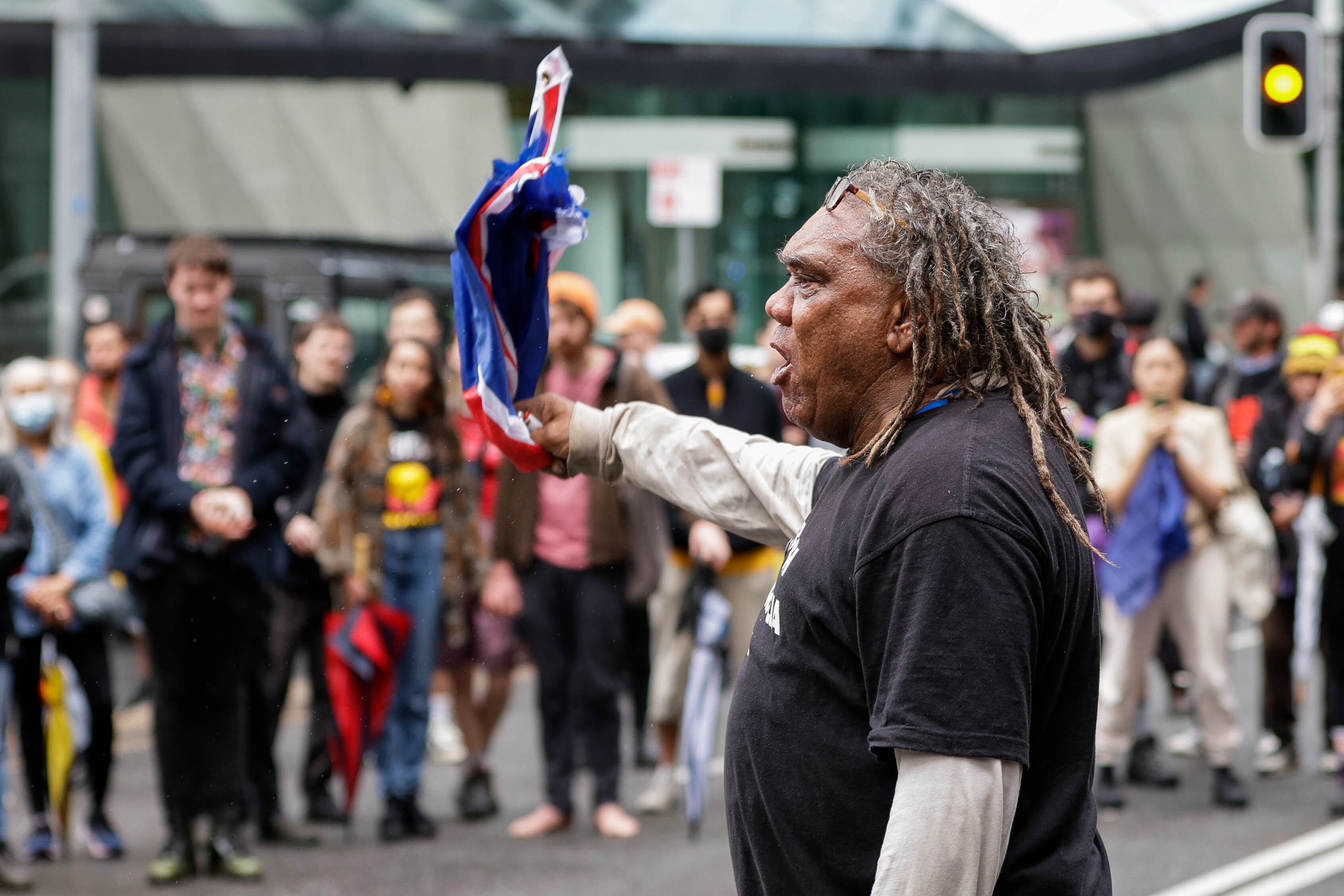 AUSTRALIA ANTI MONARCHY PROTEST
