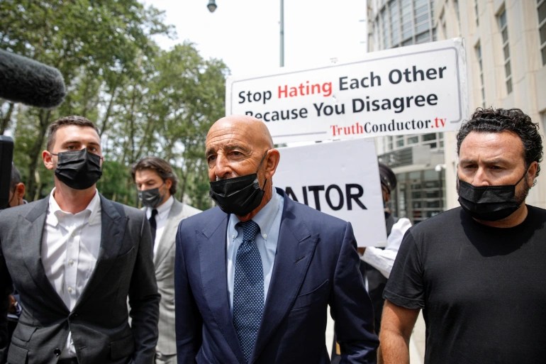 Thomas Barrack, a former Trump ally, stands trial for acting illegally as a foreign agent for the UAE.