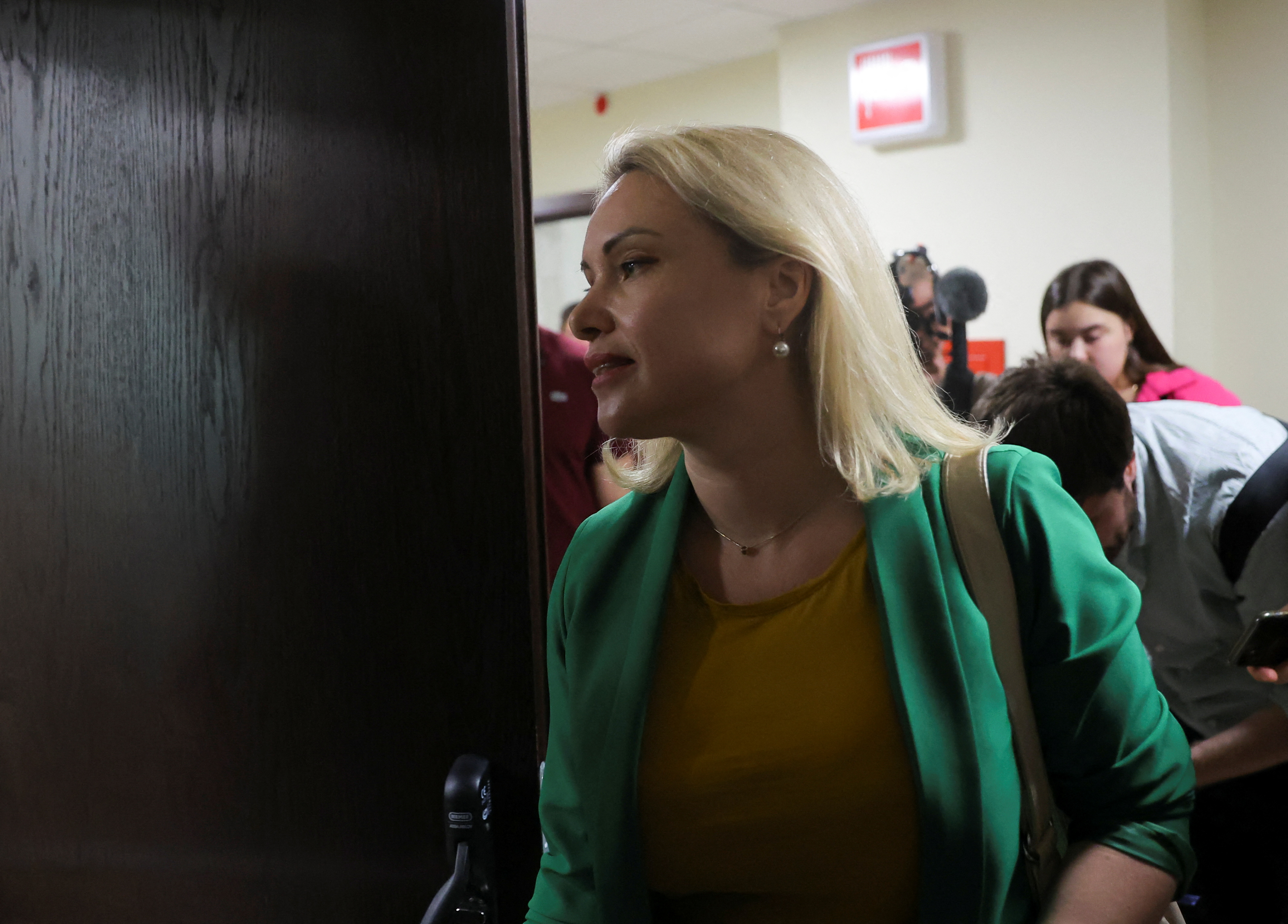 Former Russian state TV employee Marina Ovsyannikova