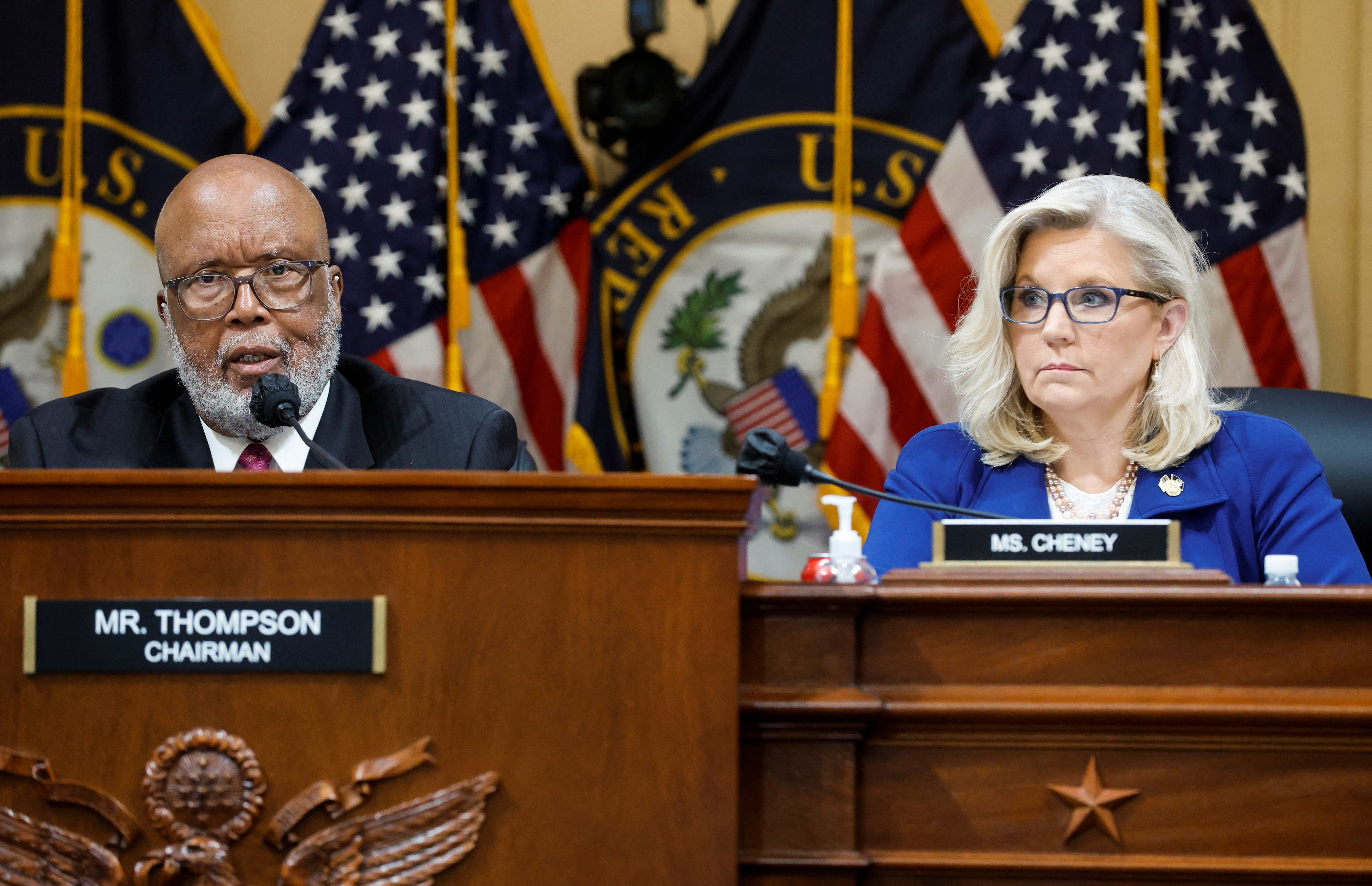 Bennie Thompson and Liz Cheney