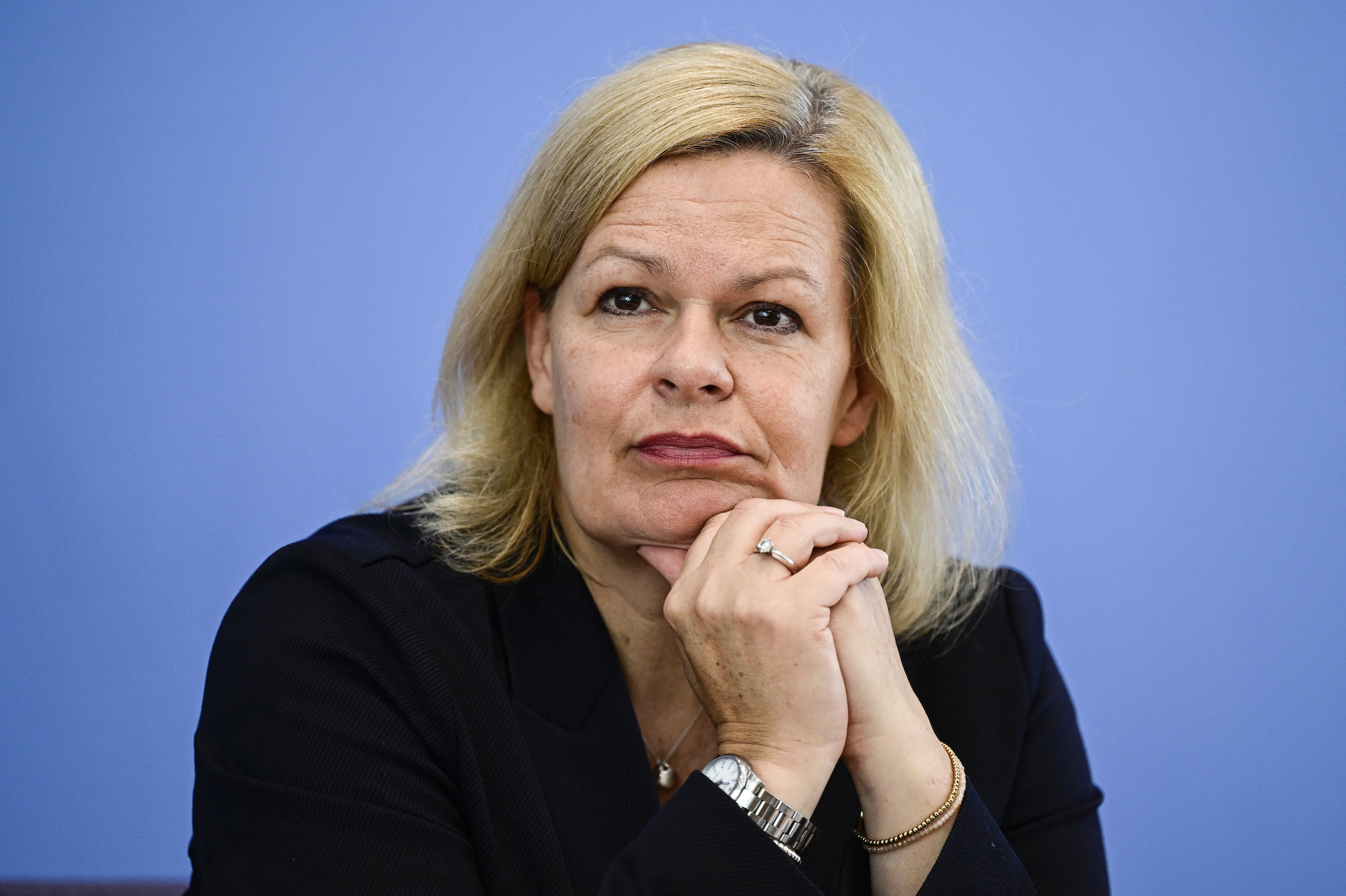 German Interior Minister Nancy Faeser.