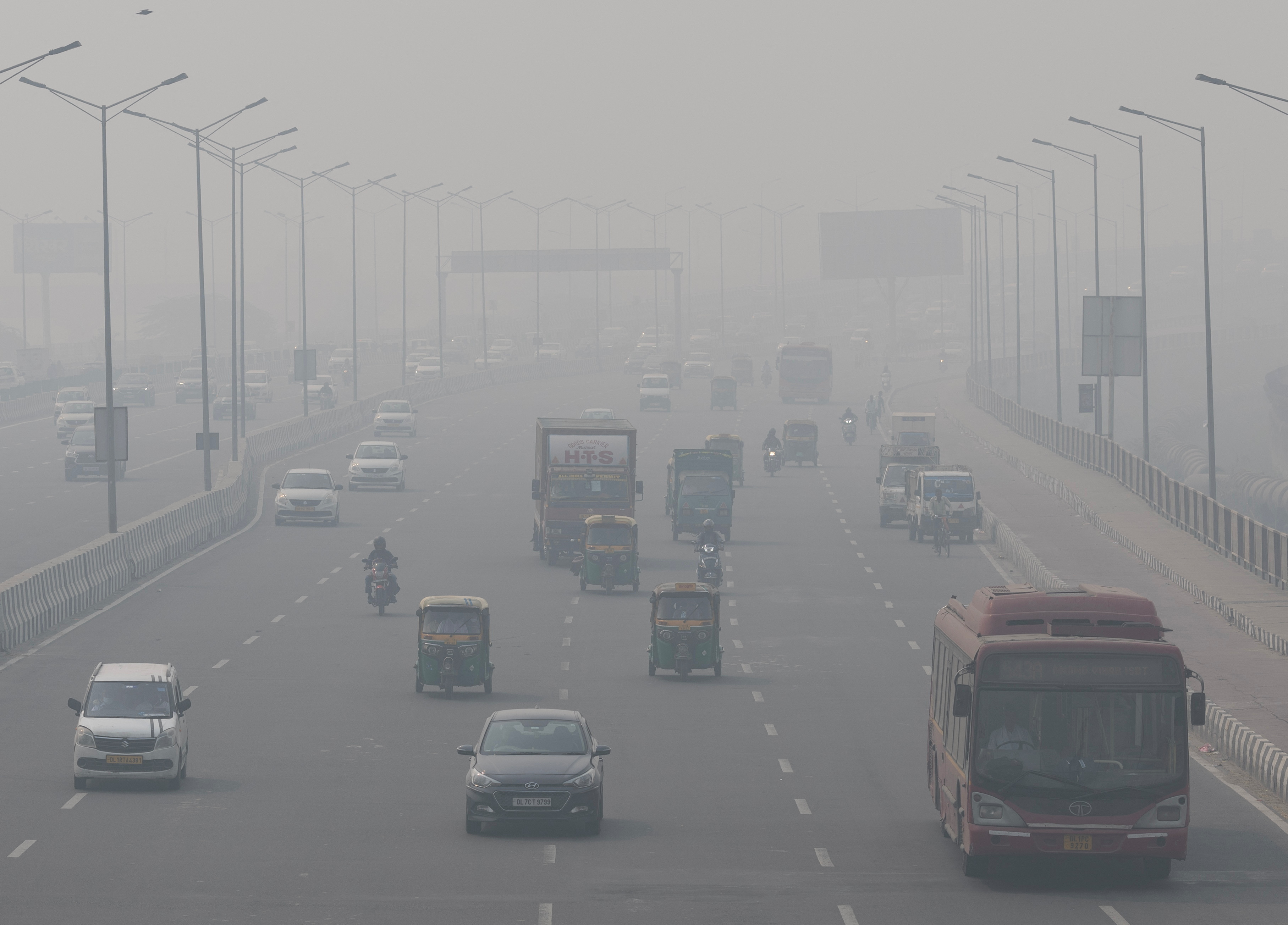 New Delhi is one of the world’s most polluted cities with dense smog covering the city earlier this month