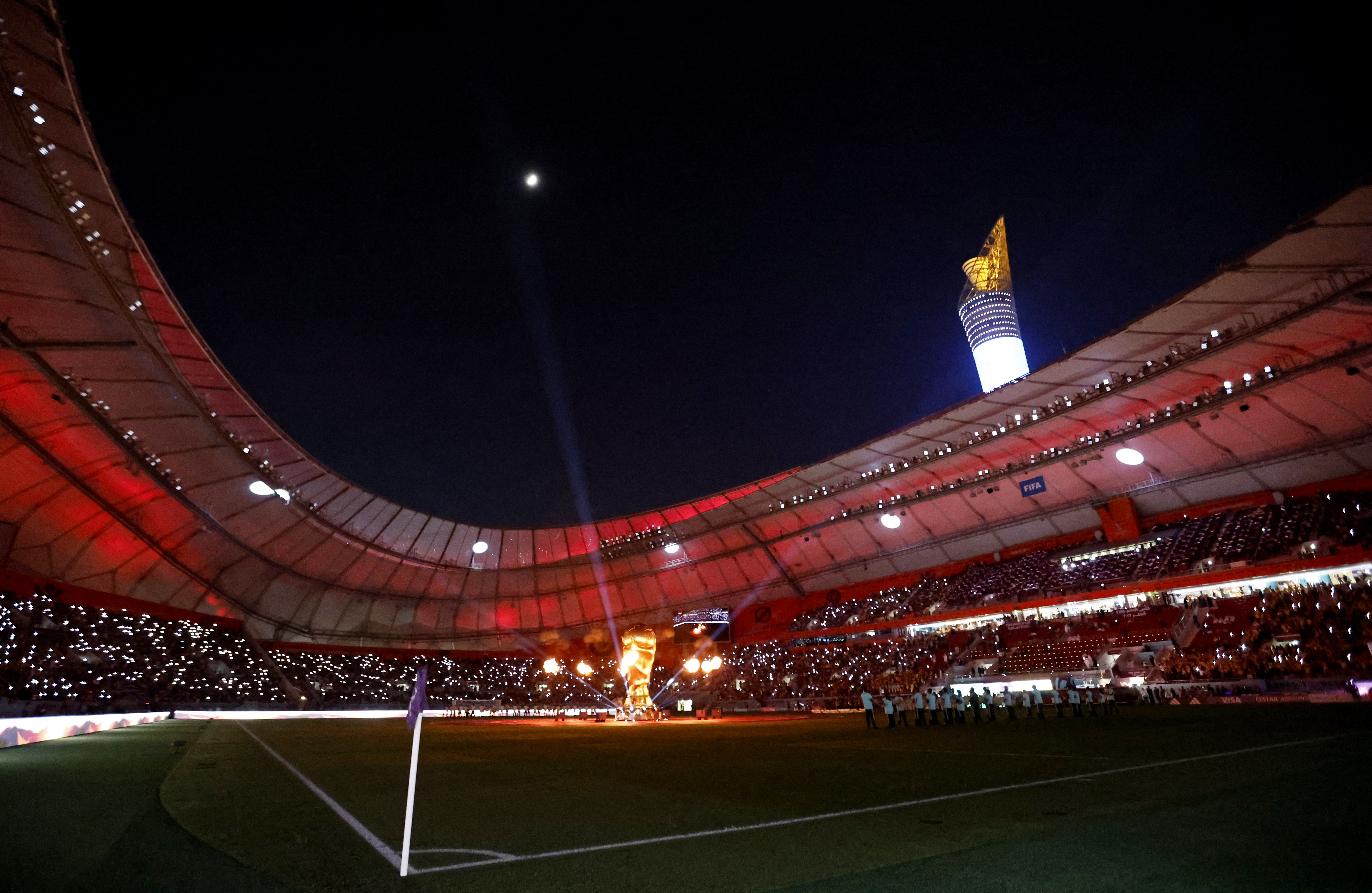 General view inside the stadium before the match