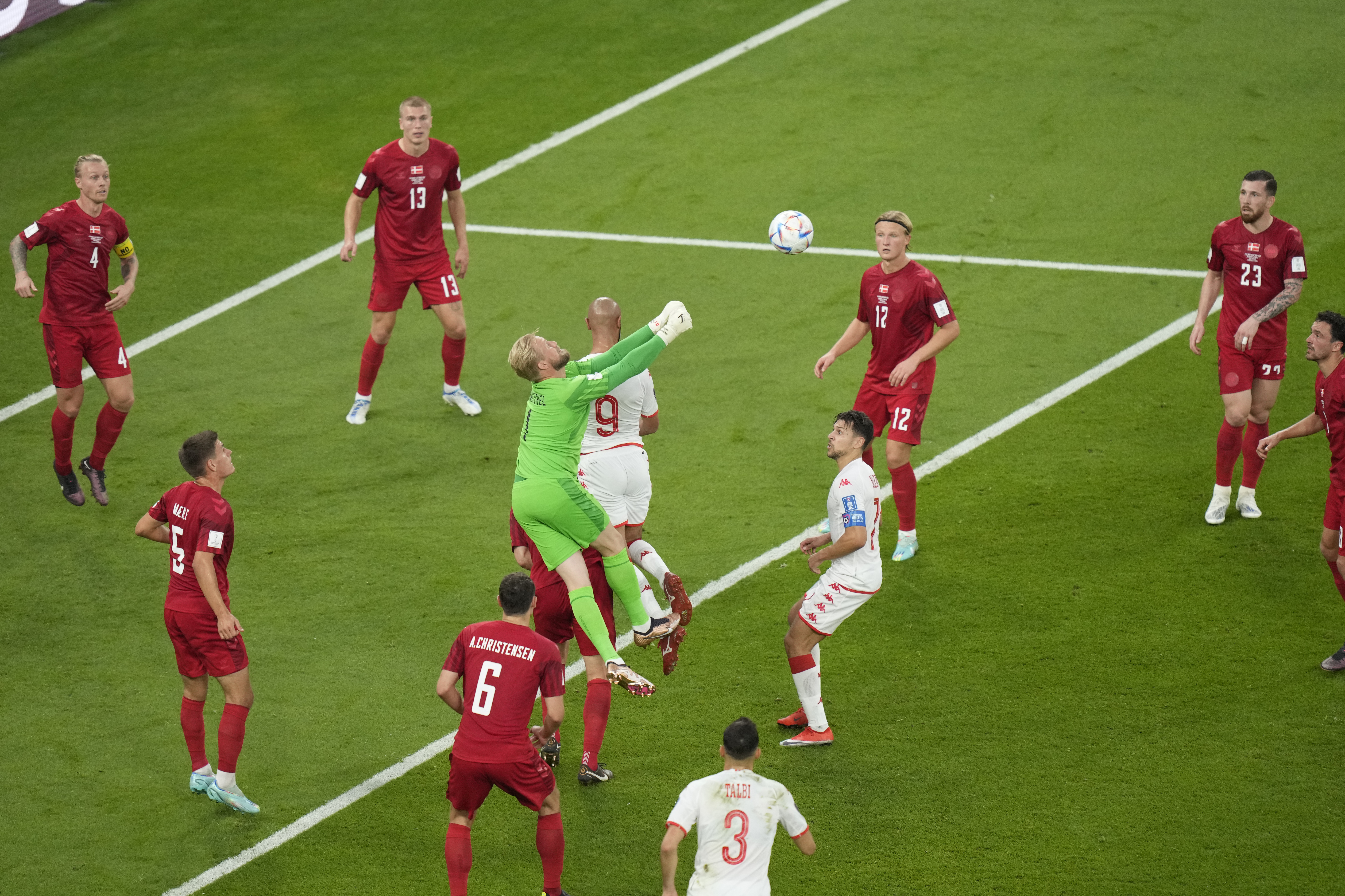 WCup Denmark Tunisia Soccer