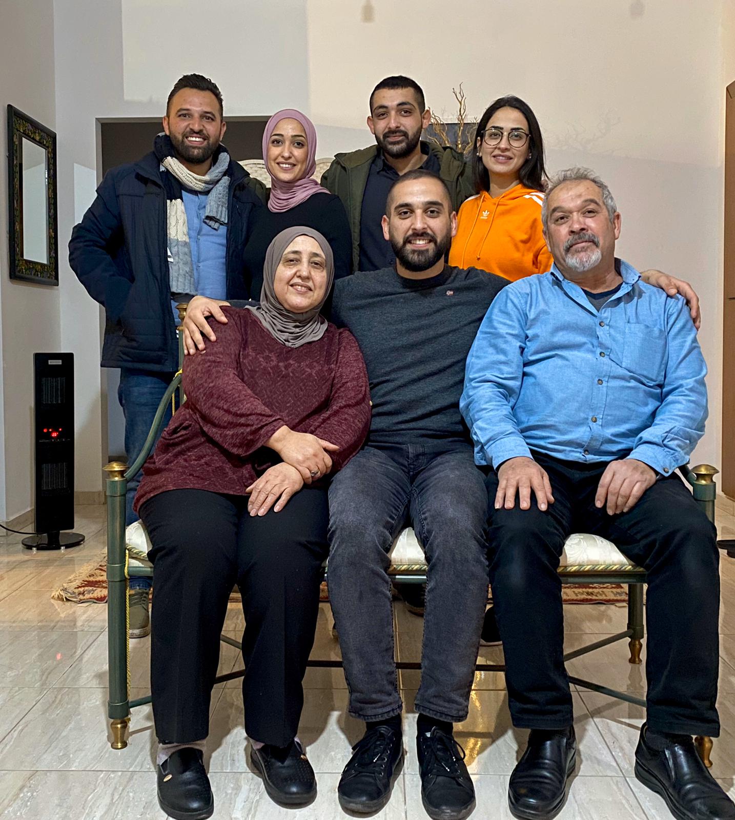 Half of the Kawamleh family lived in the West Bank without identity cards for 22 years, denied by the Israeli authorities [Courtesy of Lina Abu Akleh]