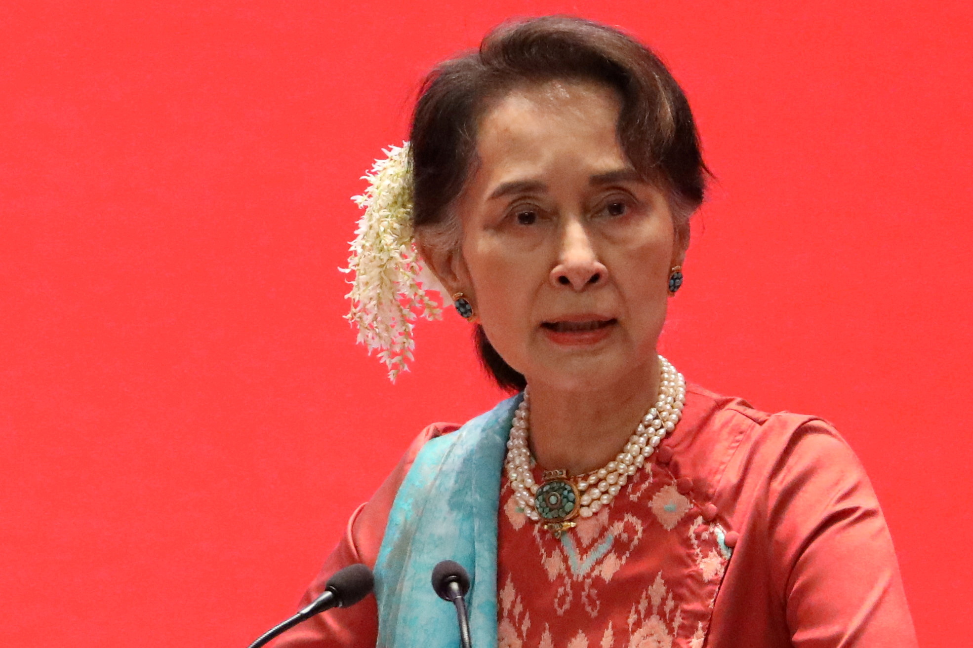 Myanmar's Aung San Suu Kyi