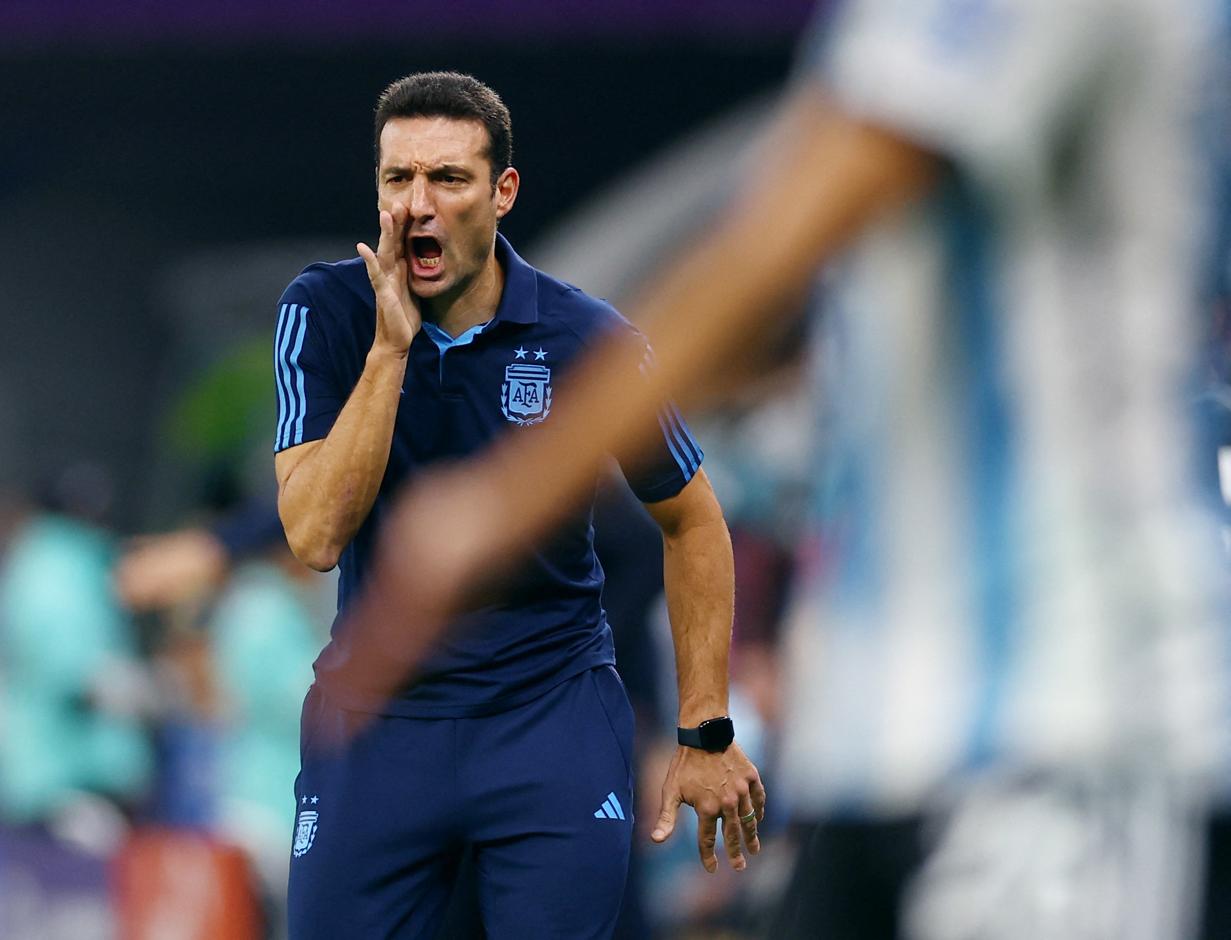 Argentina coach Lionel Scaloni 