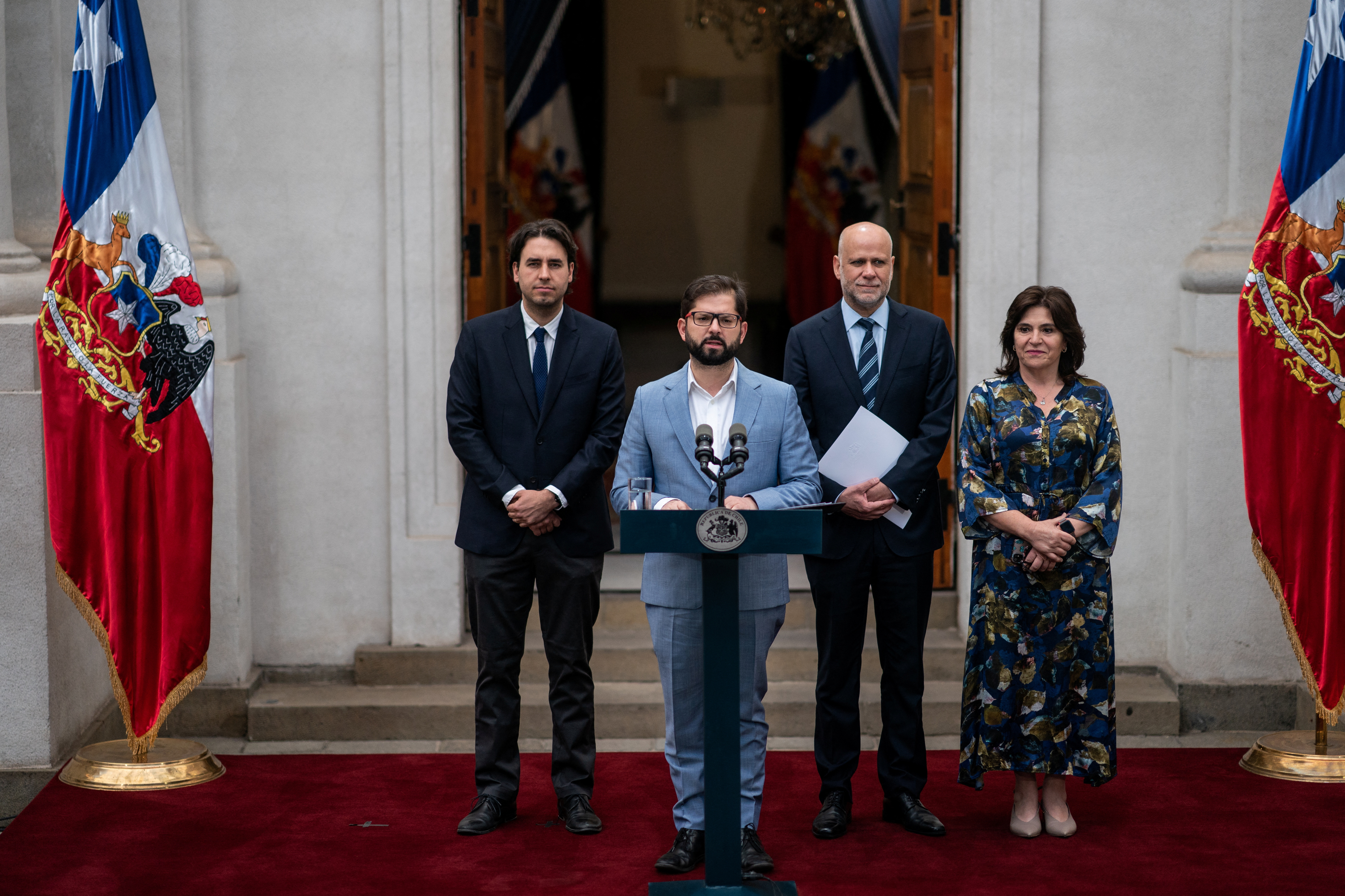 Chile's President Gabriel Boric addresses the nation after a constitutional accord was reached.