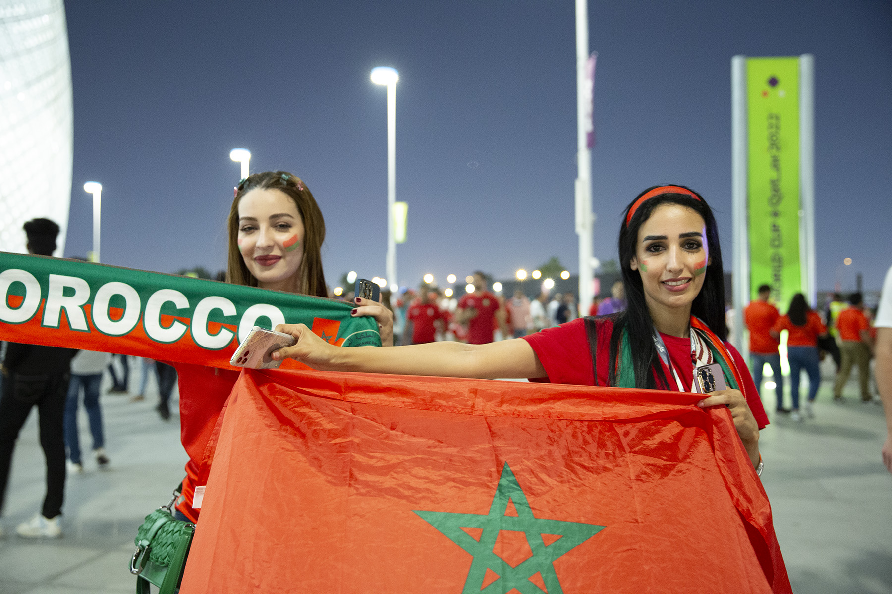 Morocco football fans