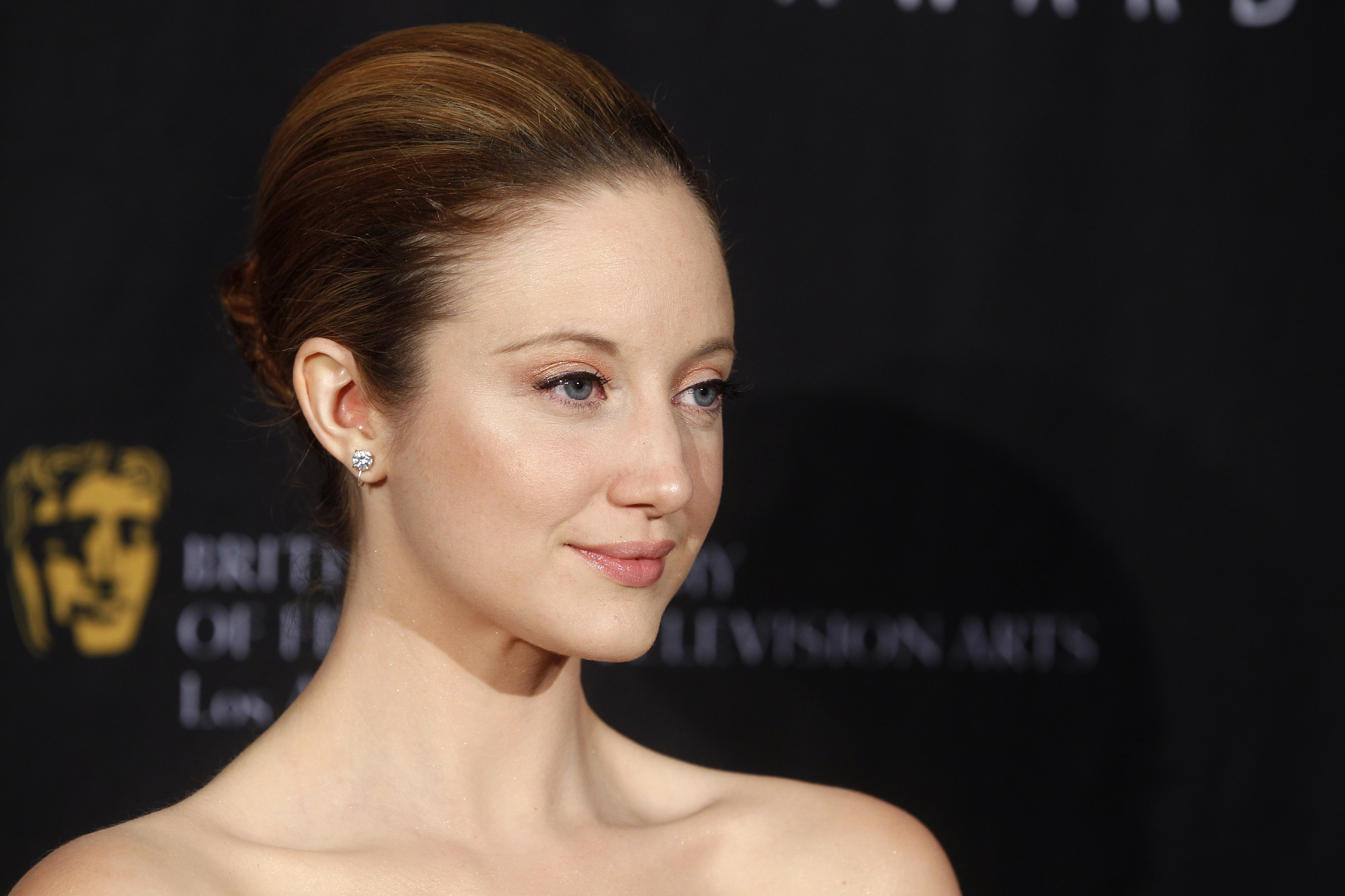 ritish actress Andrea Riseborough poses as she arrives at the British Academy of Film and Television Arts Los Angeles Britannia Awards in Beverly Hills, California November 30, 2011. REUTERS/Fred Prouser (UNITED STATES - Tags: ENTERTAINMENT)