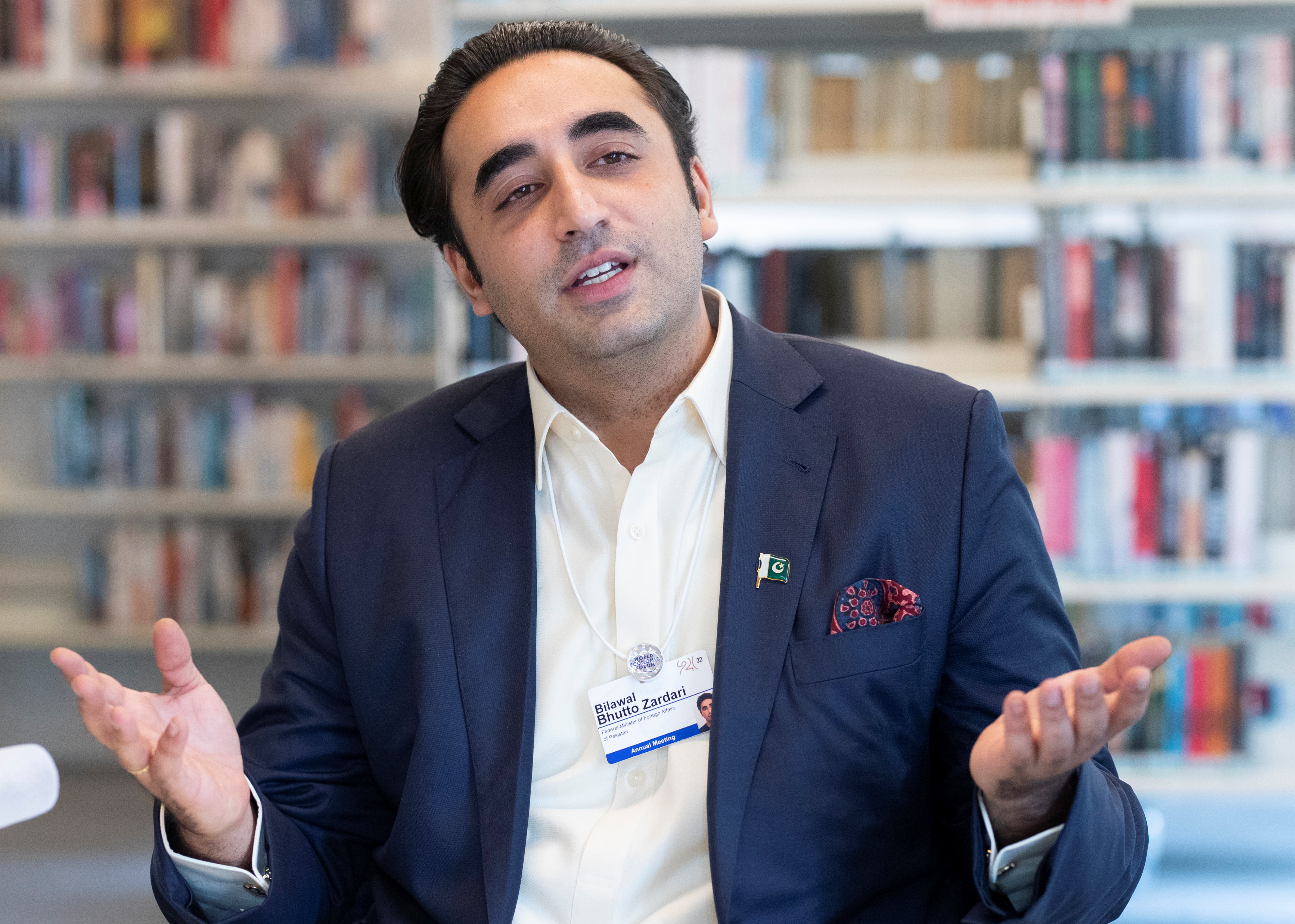 Pakistan's Foreign Minister Bilawal Bhutto-Zardari.