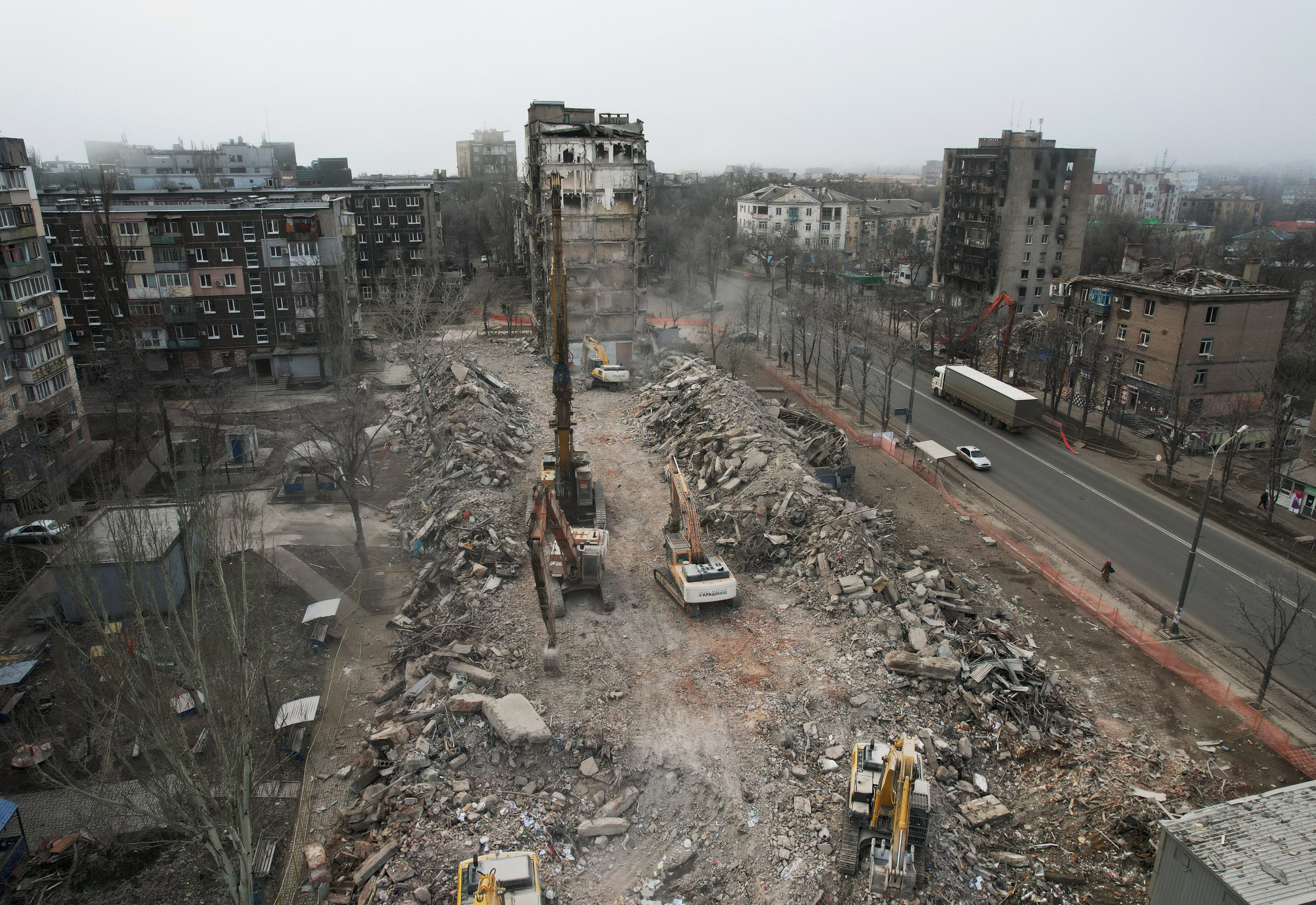 Mariupol destroyed by Russian forces