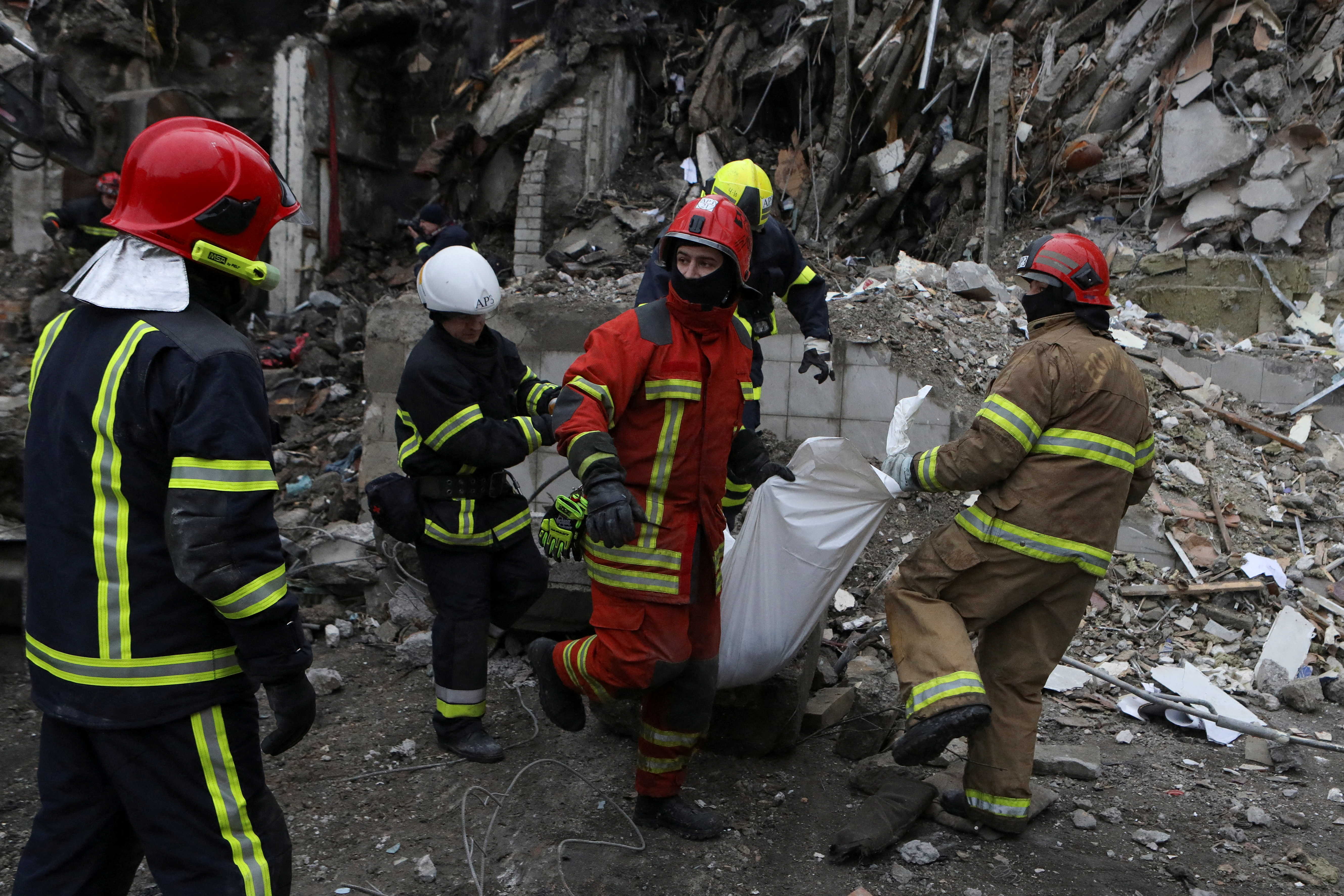 Russian attack in Ukraine's Dnipro