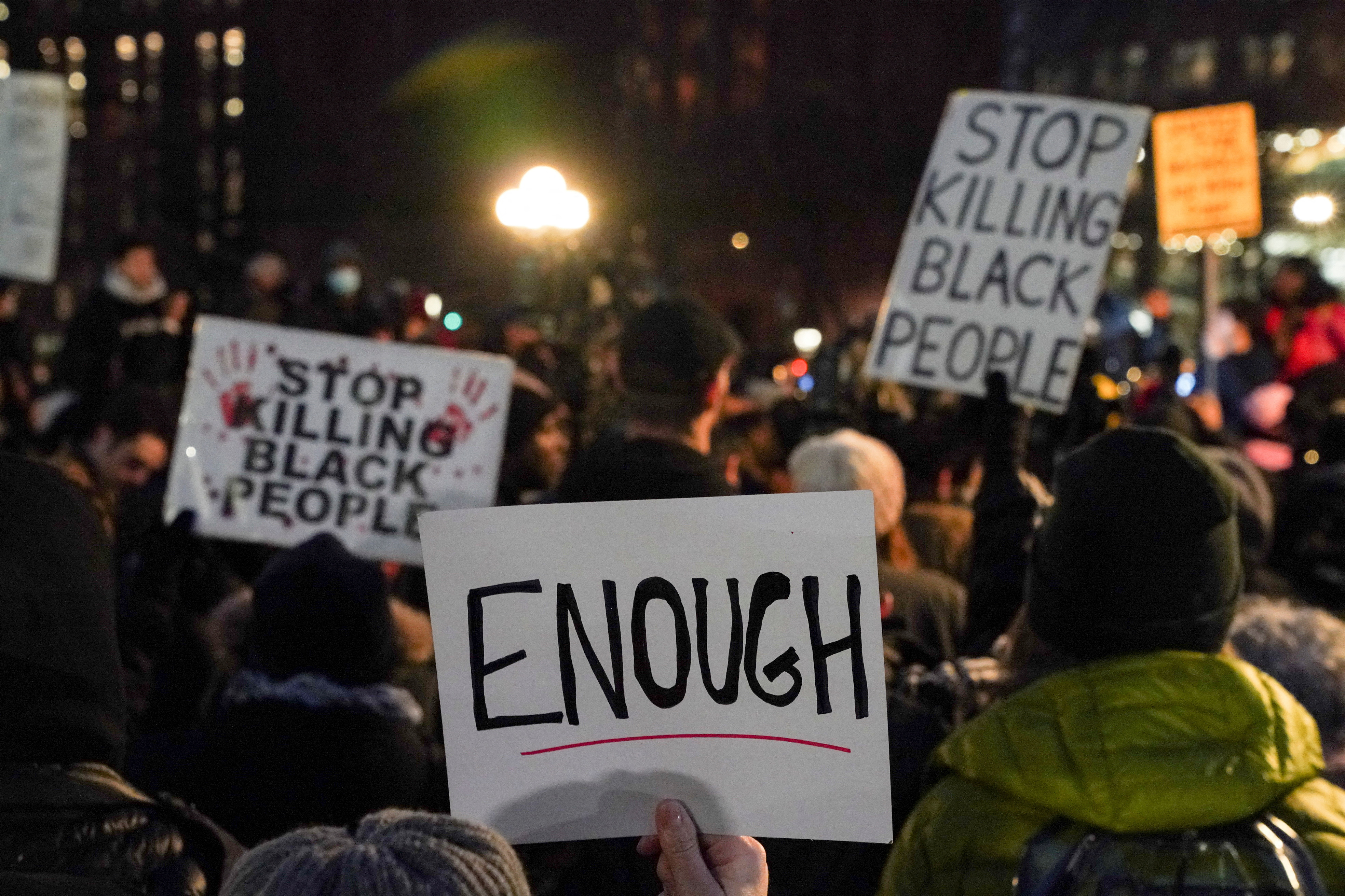 People protest after Memphis police released footage of fatal arrest of Tyre Nichols