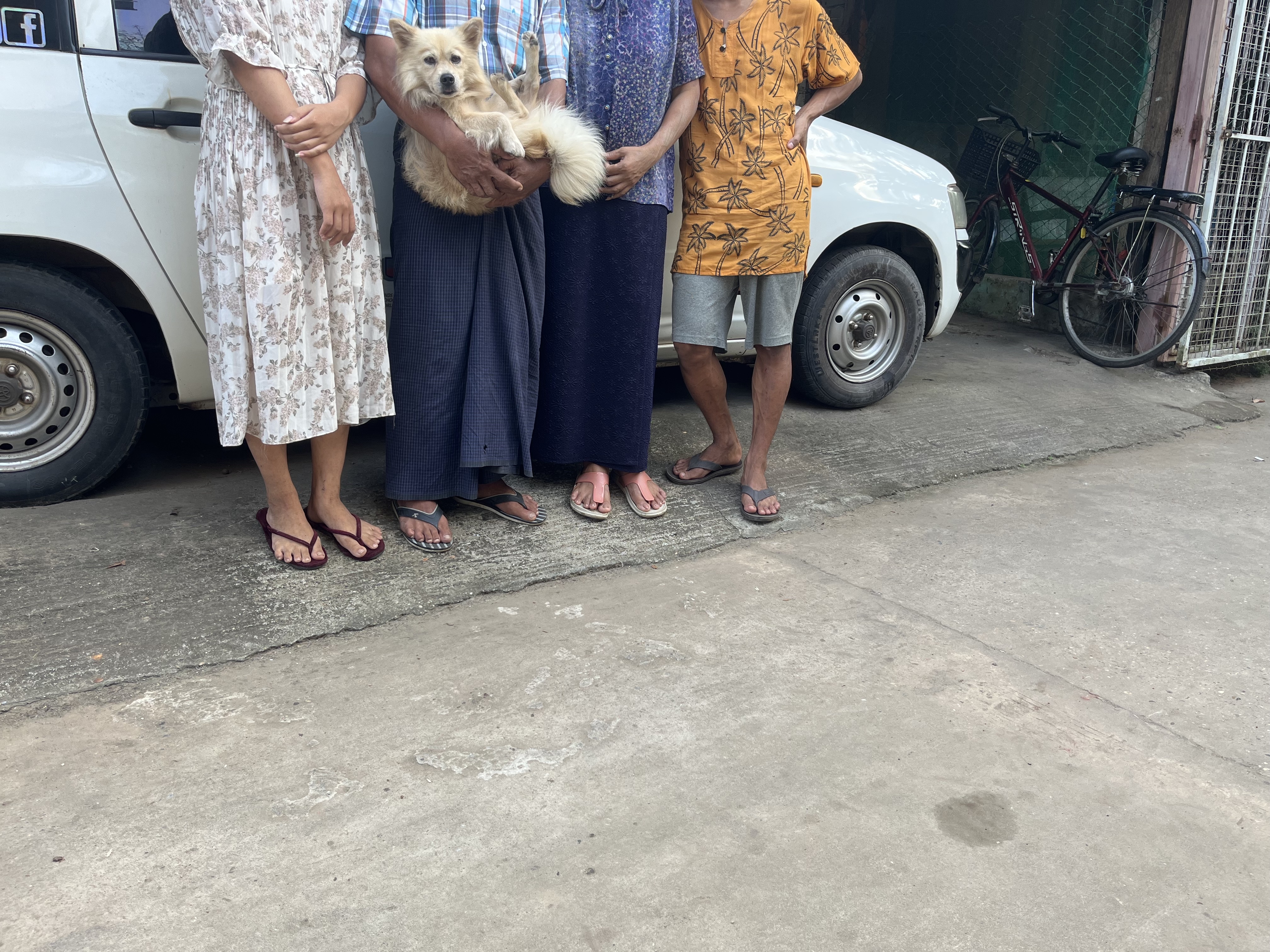 Family in Myanmar