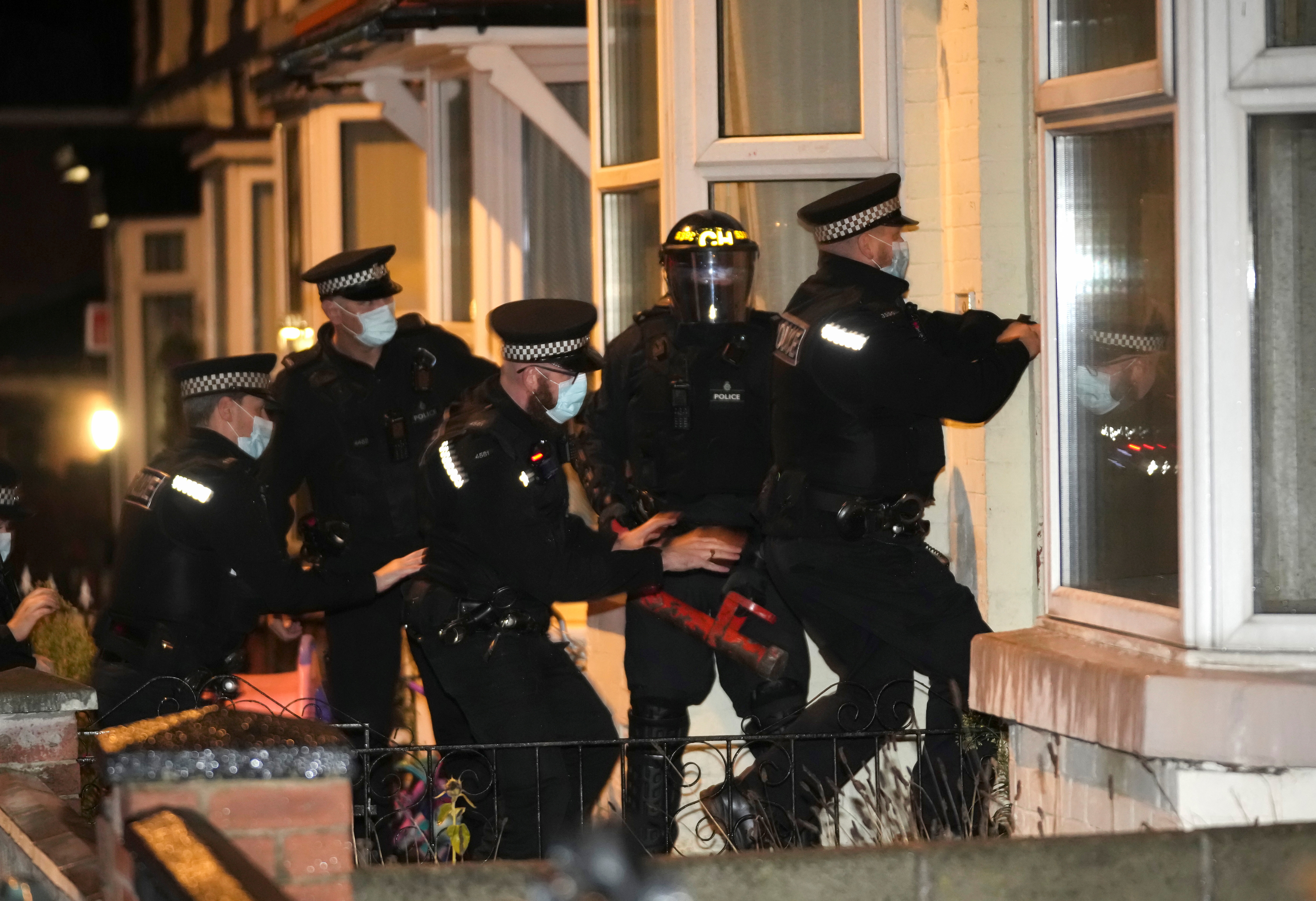 Drug raid in UK