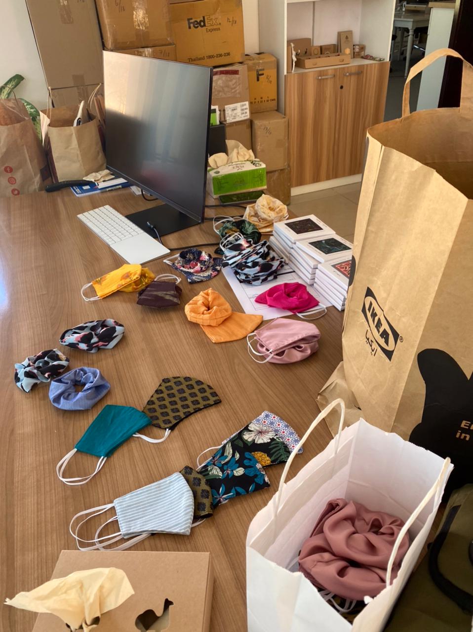 Items made by project Upcycle team