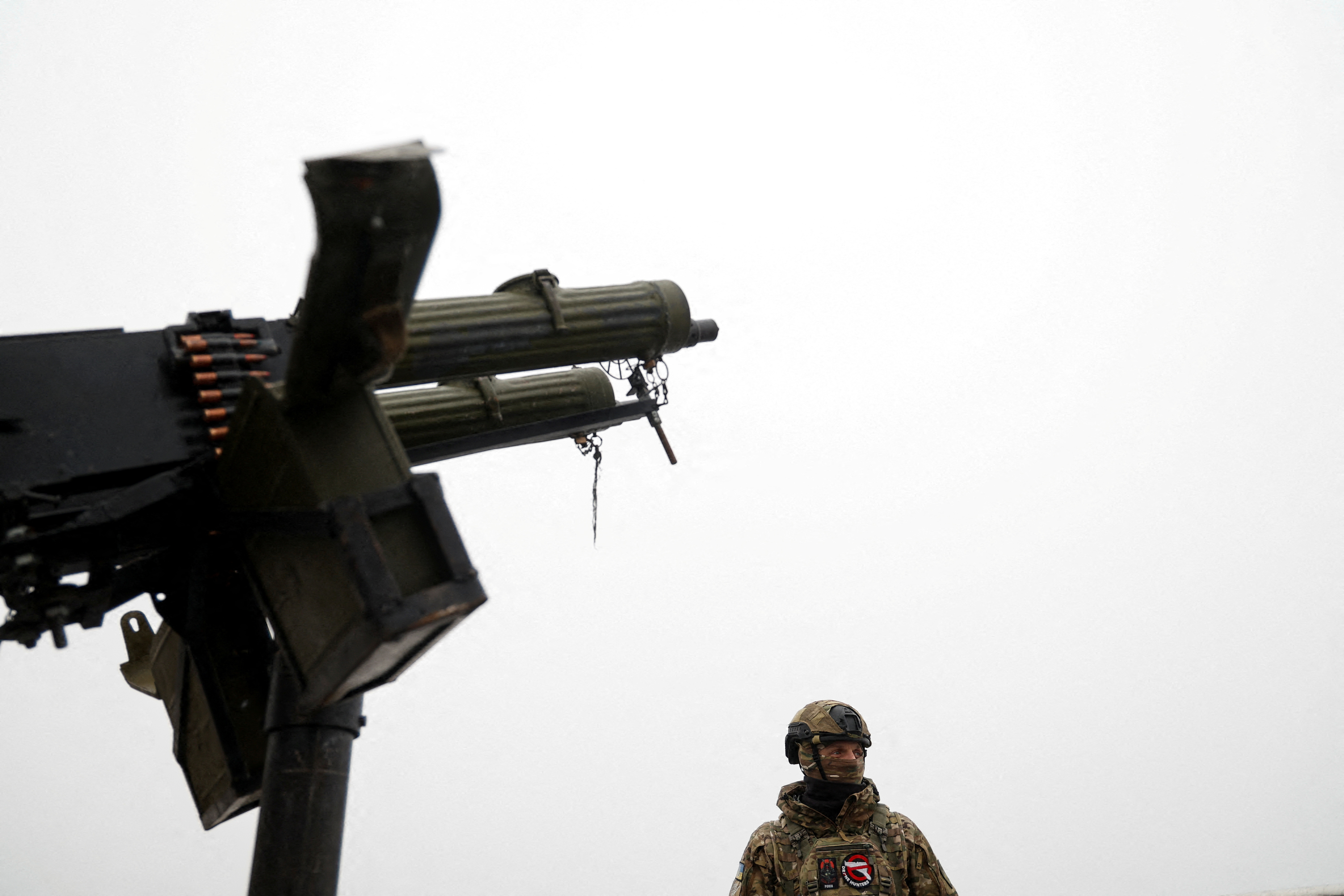 Hairdresser and Ukrainian Territorial Defence unit volunteer