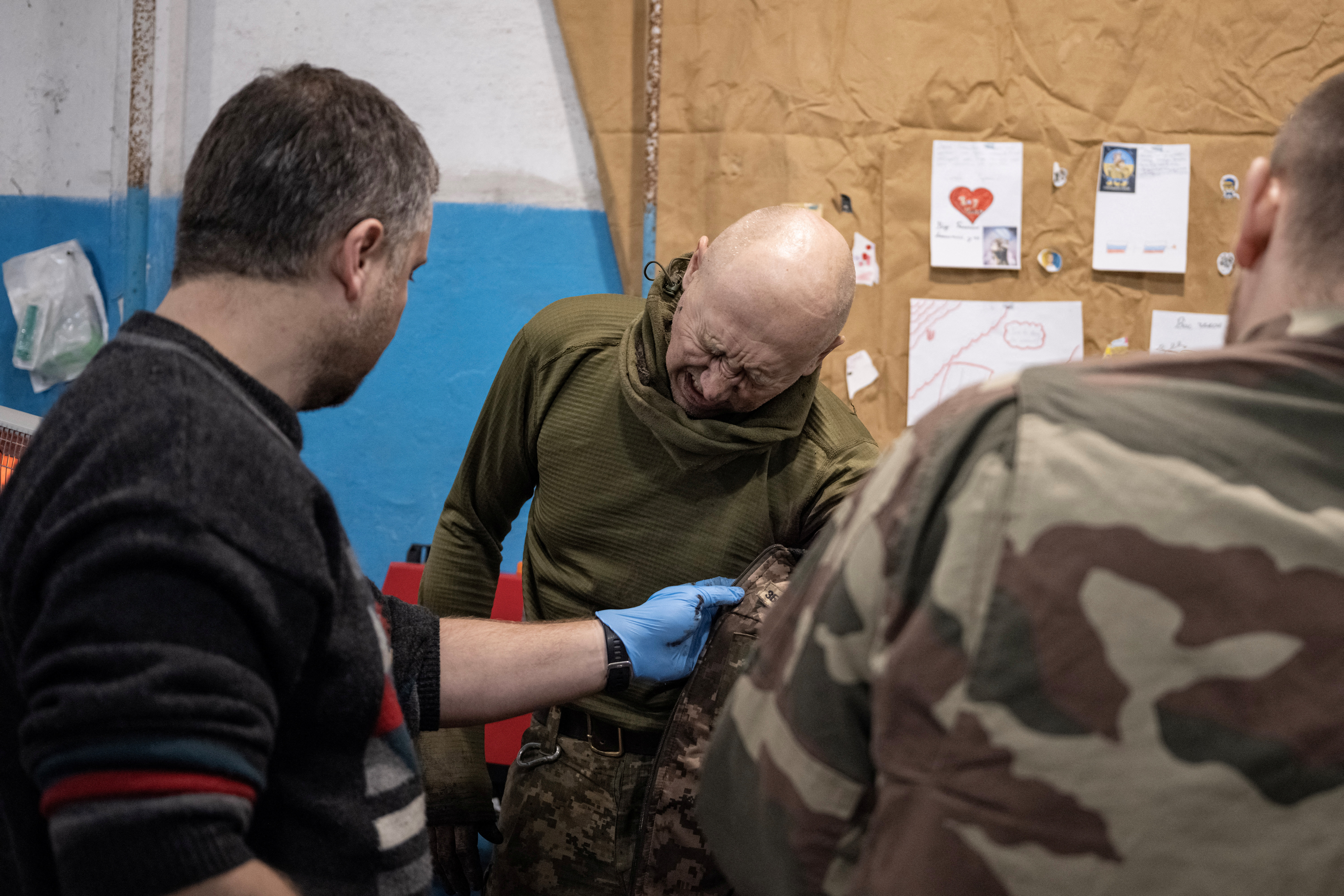 Ukrainian army medics fight to save lives near frontline