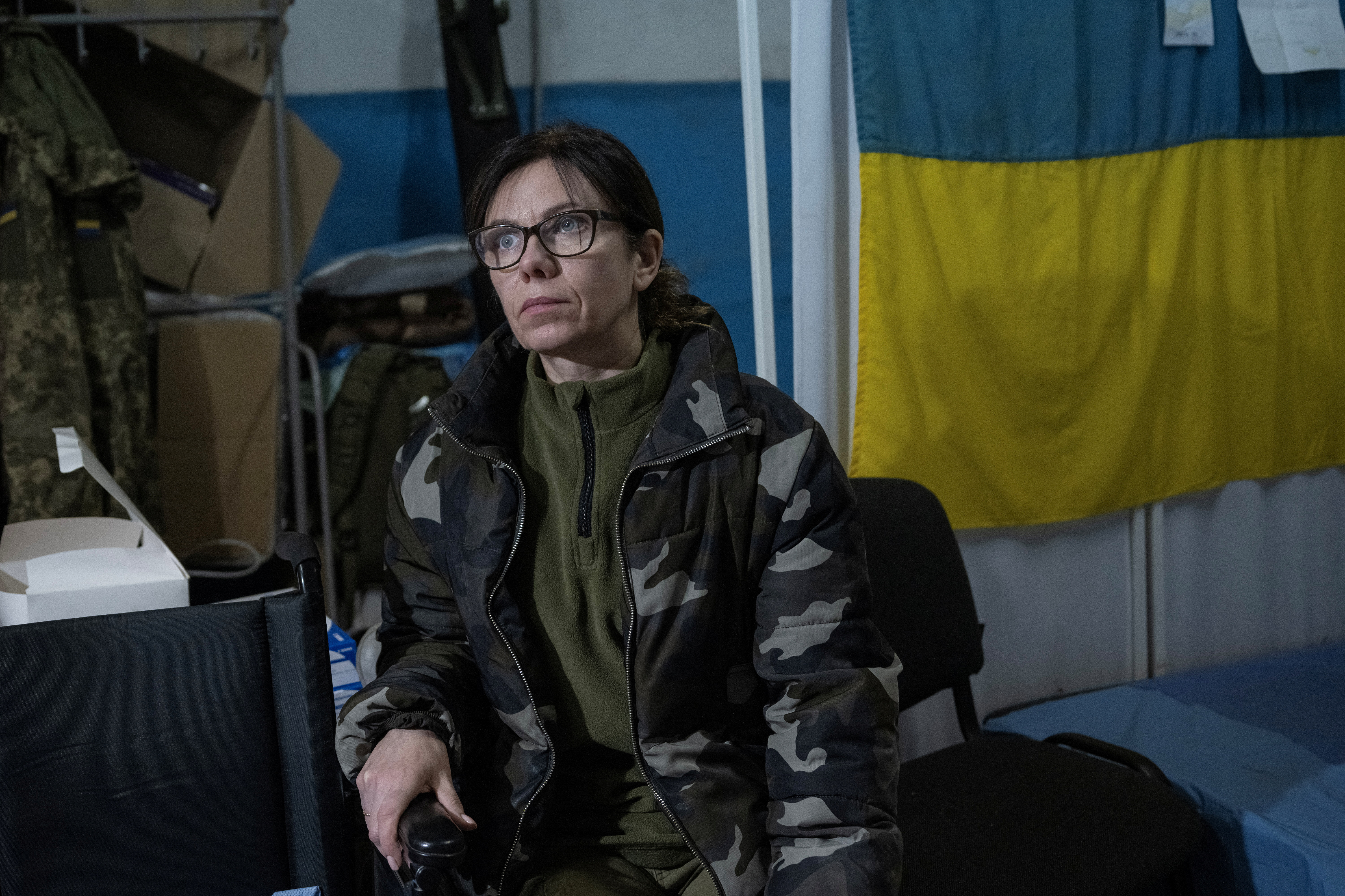 Ukrainian army medics fight to save lives near frontline