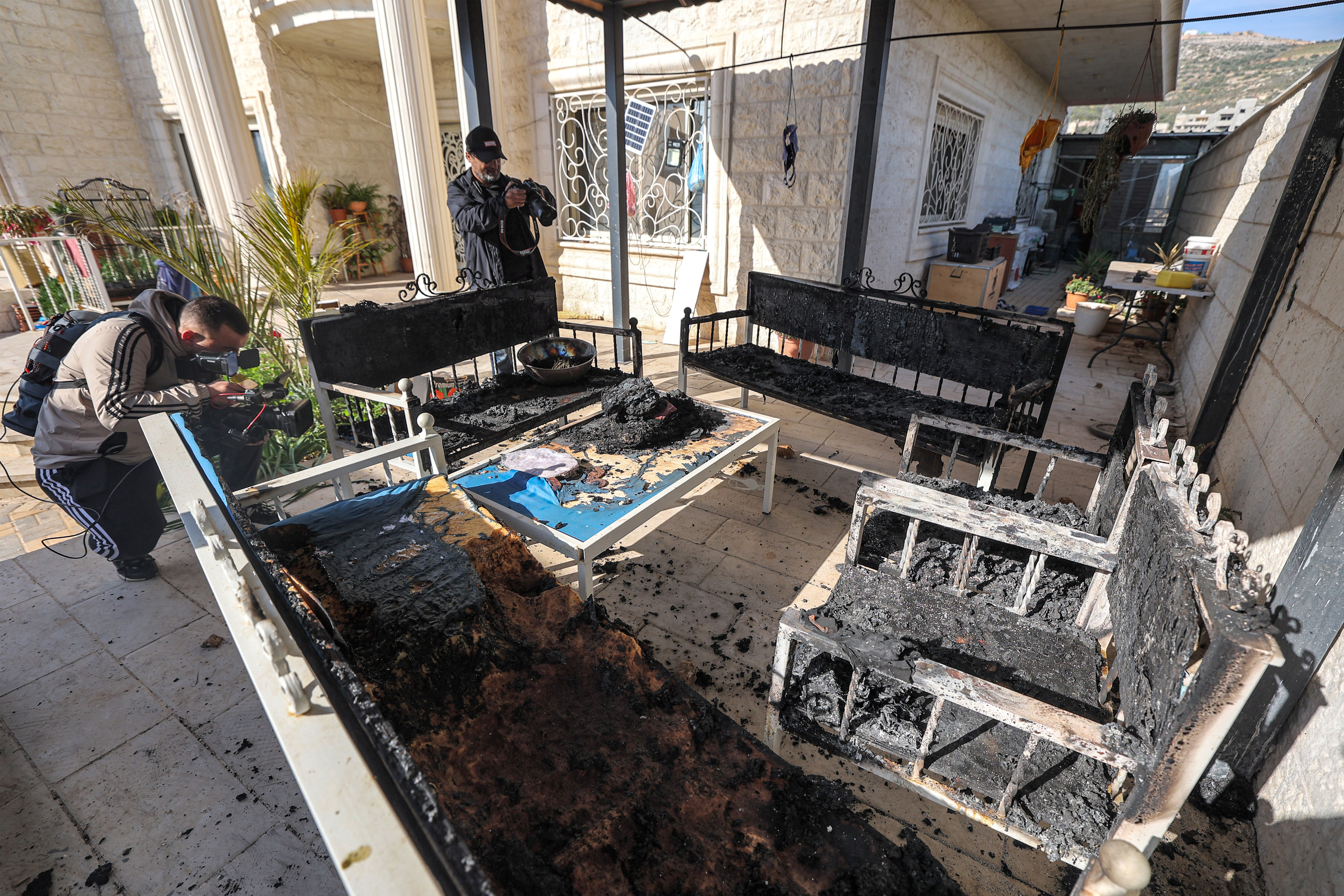 Palestinian town of Huwara