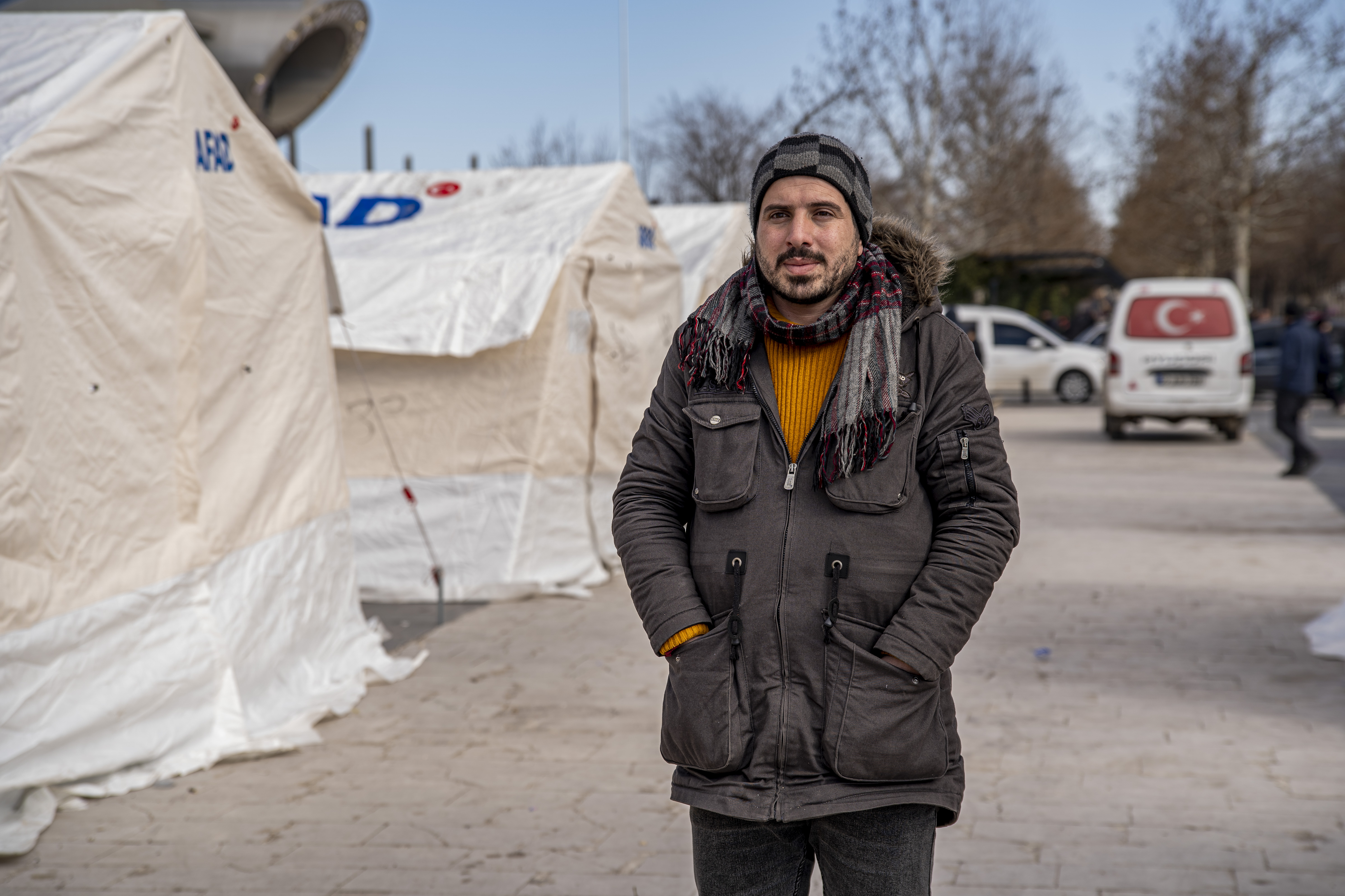 Mohammad Dabaan, from Aleppo, lost his house twice, first during the war in Syria, then in Gaziantep during the earthquake. He’s now one of the thousands of people displaced by this natural disaster, but despite that he decided to volunteer with AFAD, Turkey’s disaster agency, to offer support and relief to victims like himself. “I have a bigger baggage of experience, being Syrian,” he tells Al Jazeera. “So the minimum I could do was offer that experience in such a tragic time for Turkey, the country that welcomed me.”