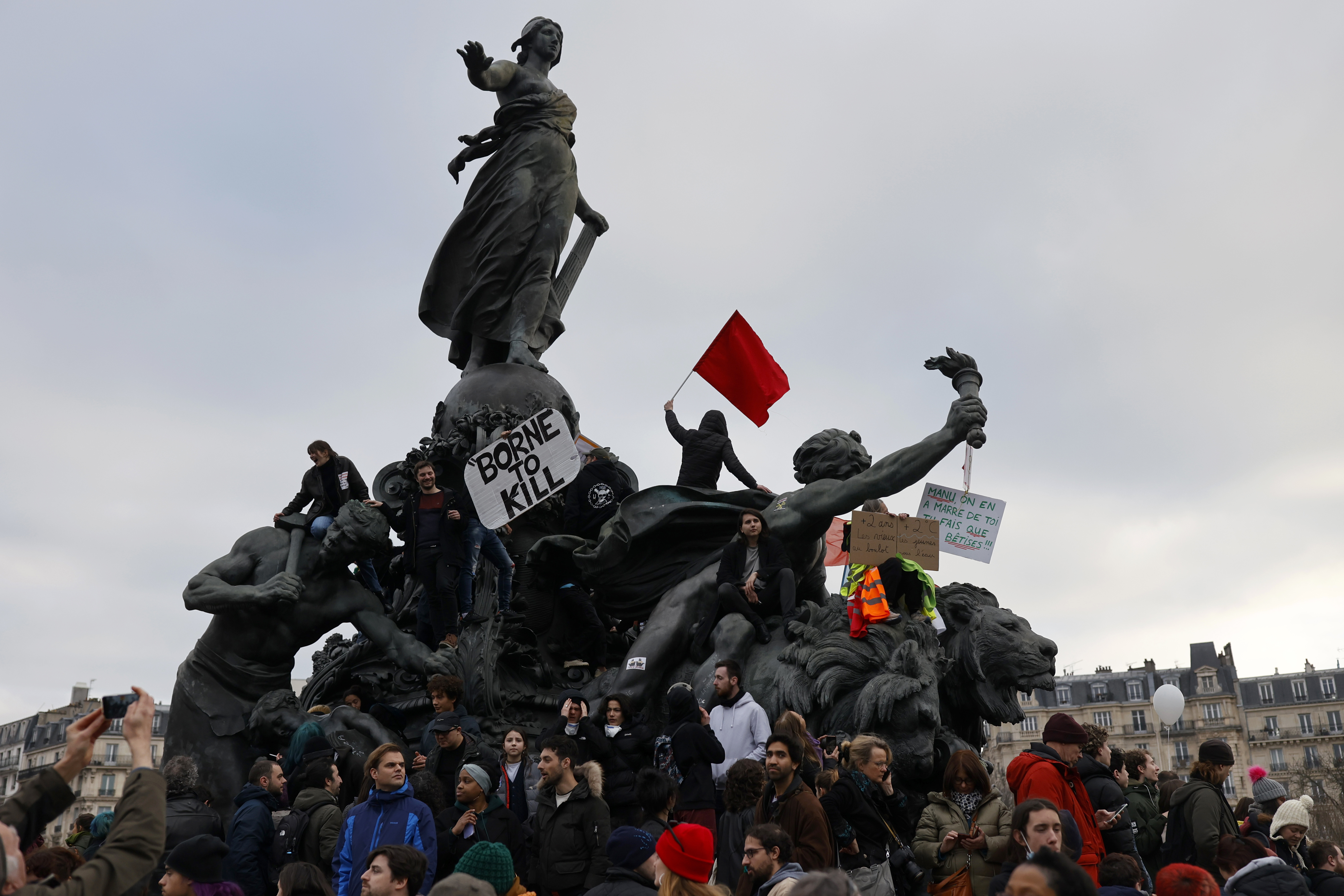 french pension protests