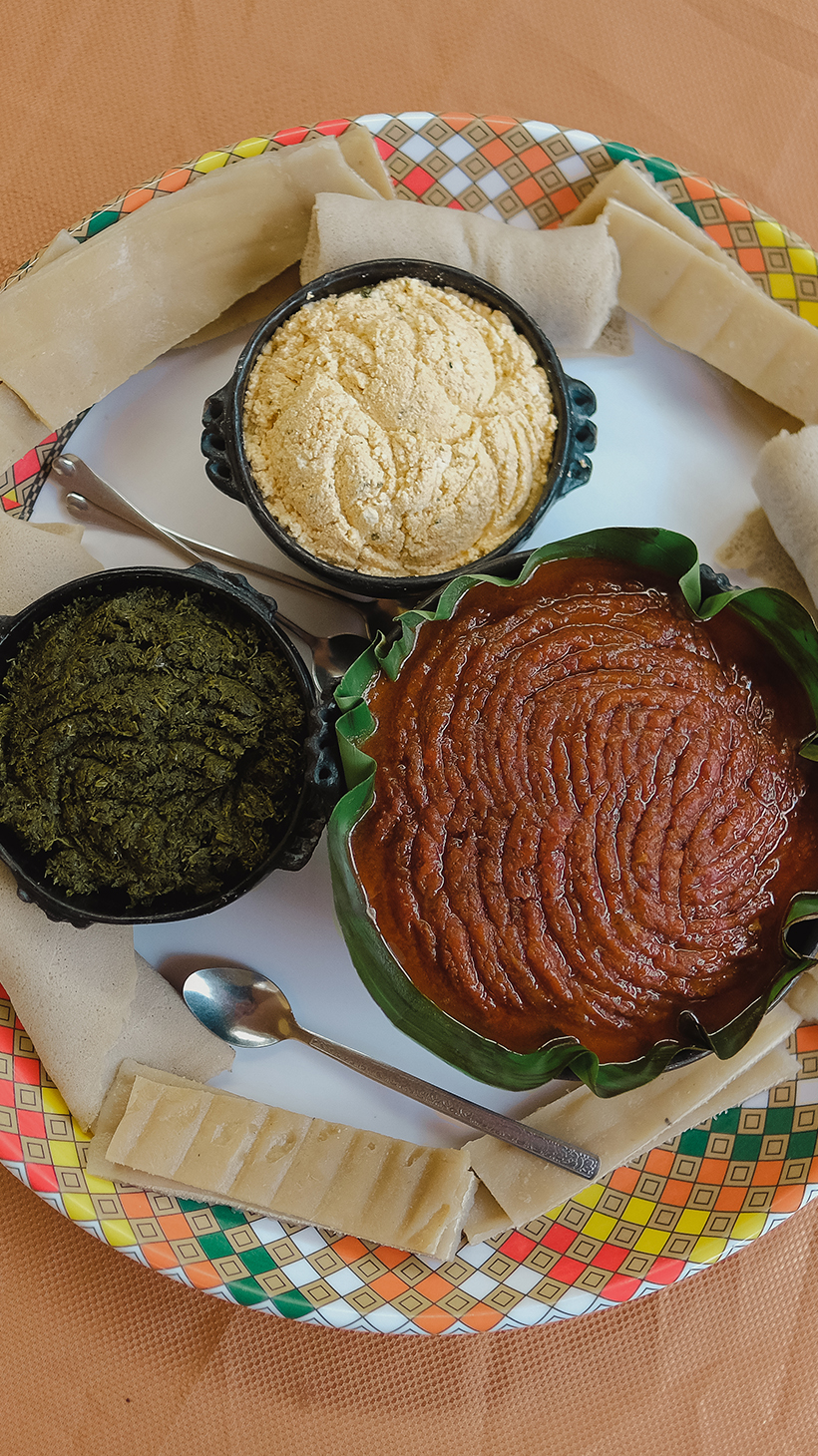 The soft ground beef, the spice-rich kibe and mitmita, immediately jump out at you with the soft burn of the chilli as soon as it enters your mouth