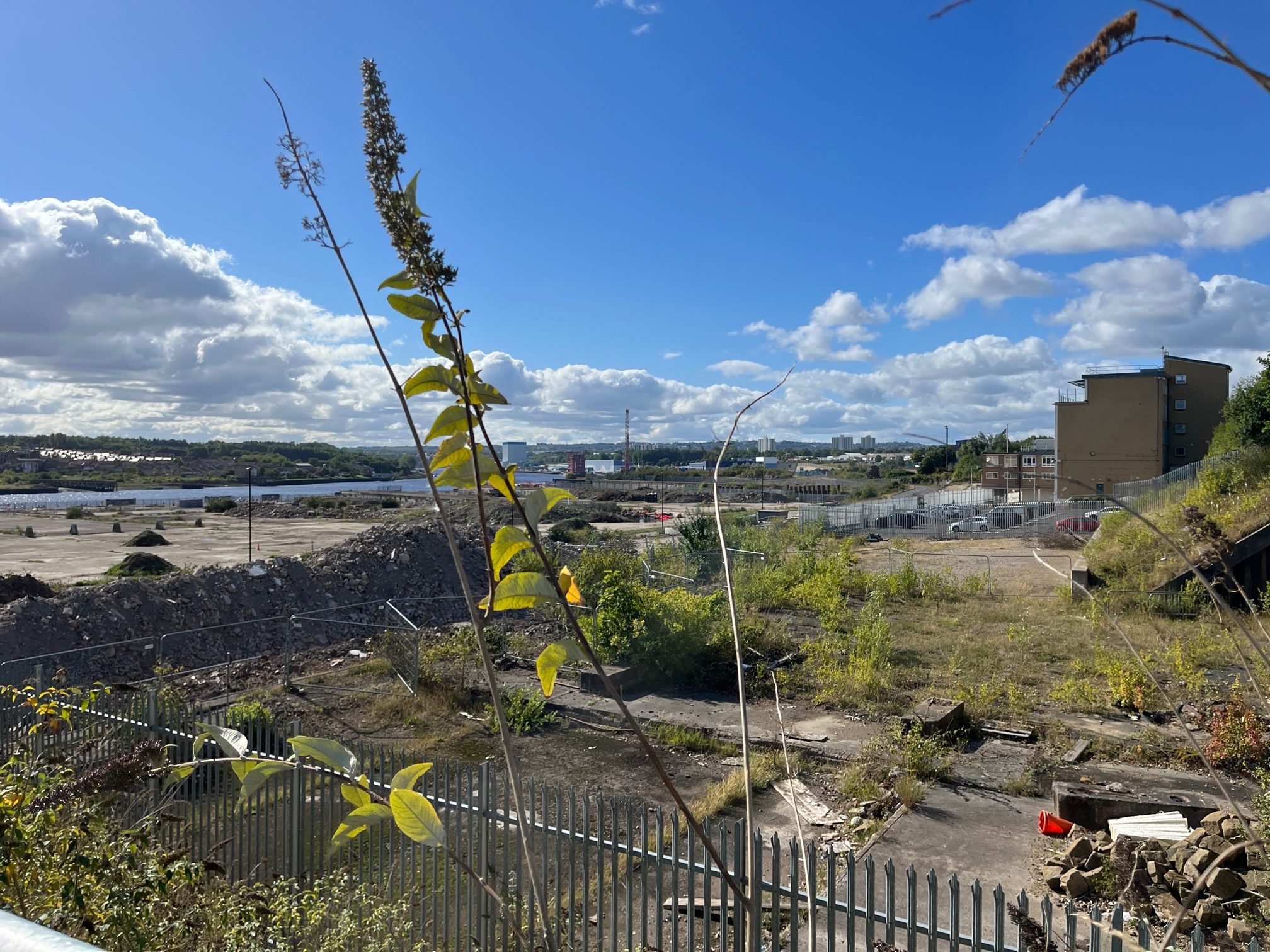 A ship yard in England