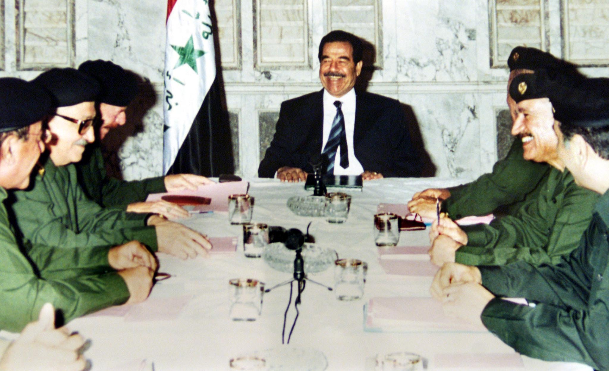 September 19, 2002 - "I hereby declare before you that Iraq is clear of all nuclear, chemical and biological weapons." - Saddam Hussein in a message to UN General Assembly.