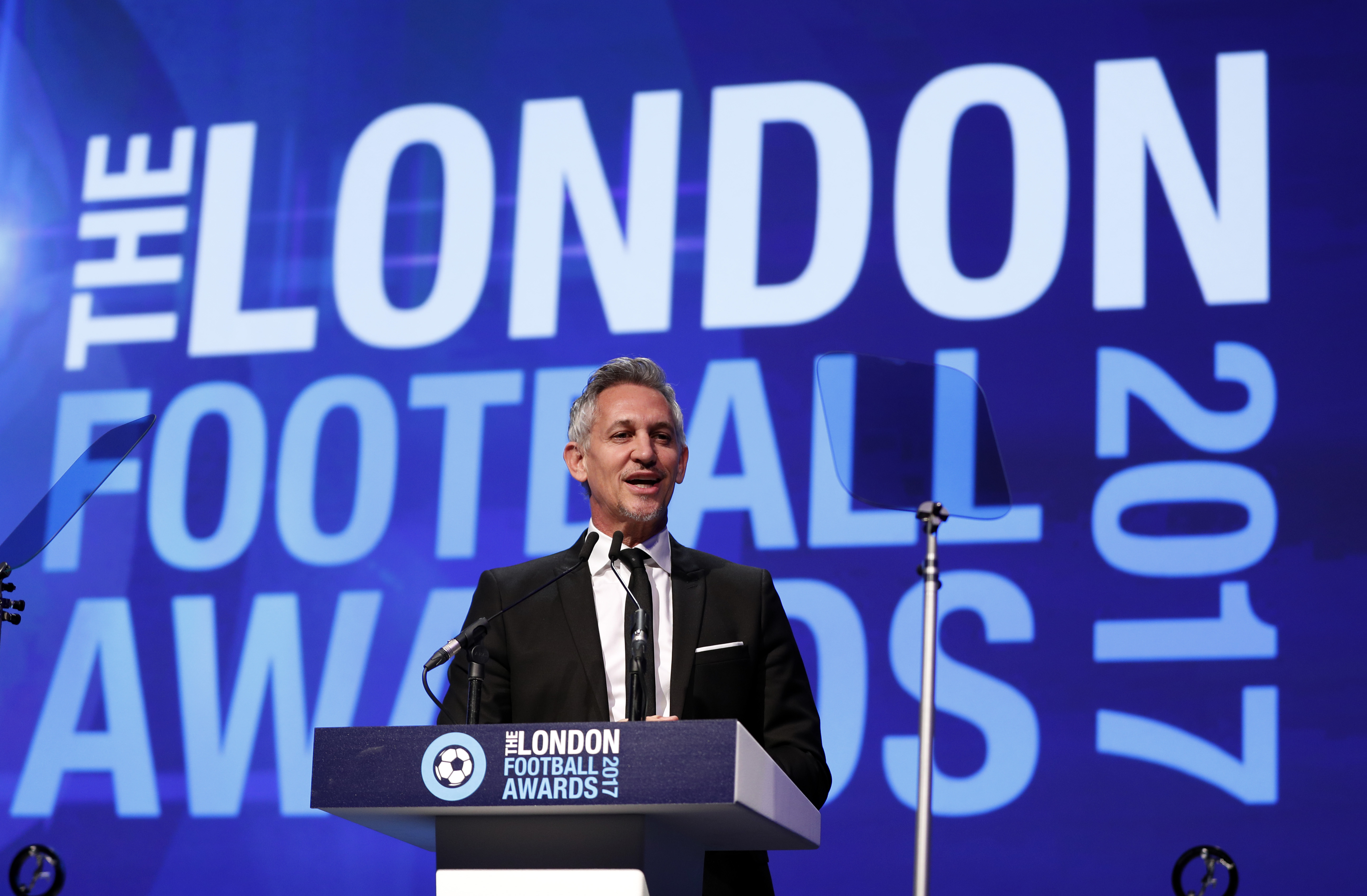 Britain Football Soccer - London Football Awards 2017 - Battersea Evolution - 2/3/17 Gary Lineker during the London Football Awards 2017 Action Images via Reuters / John Sibley Livepic EDITORIAL USE ONLY.