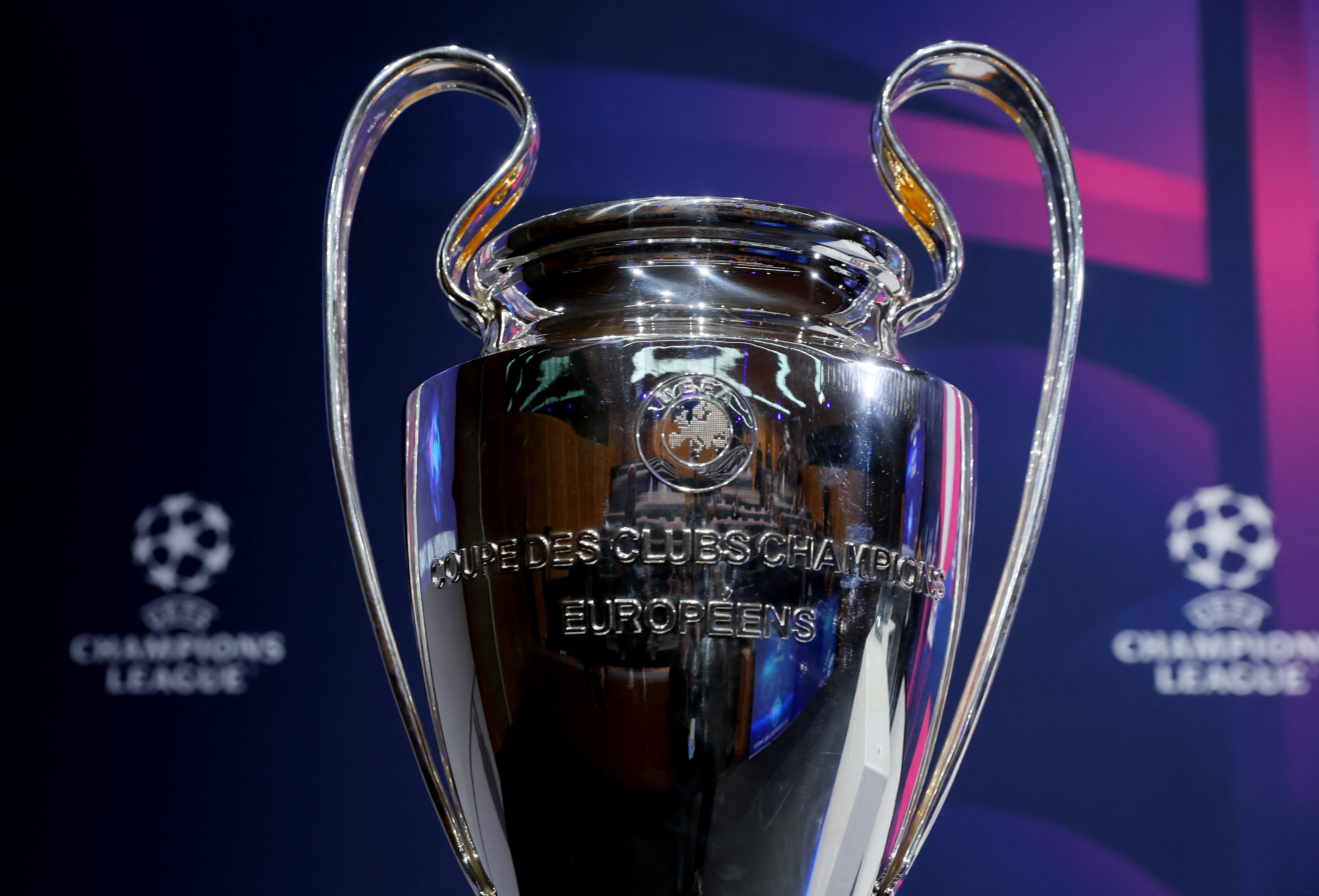 The Champions League trophy