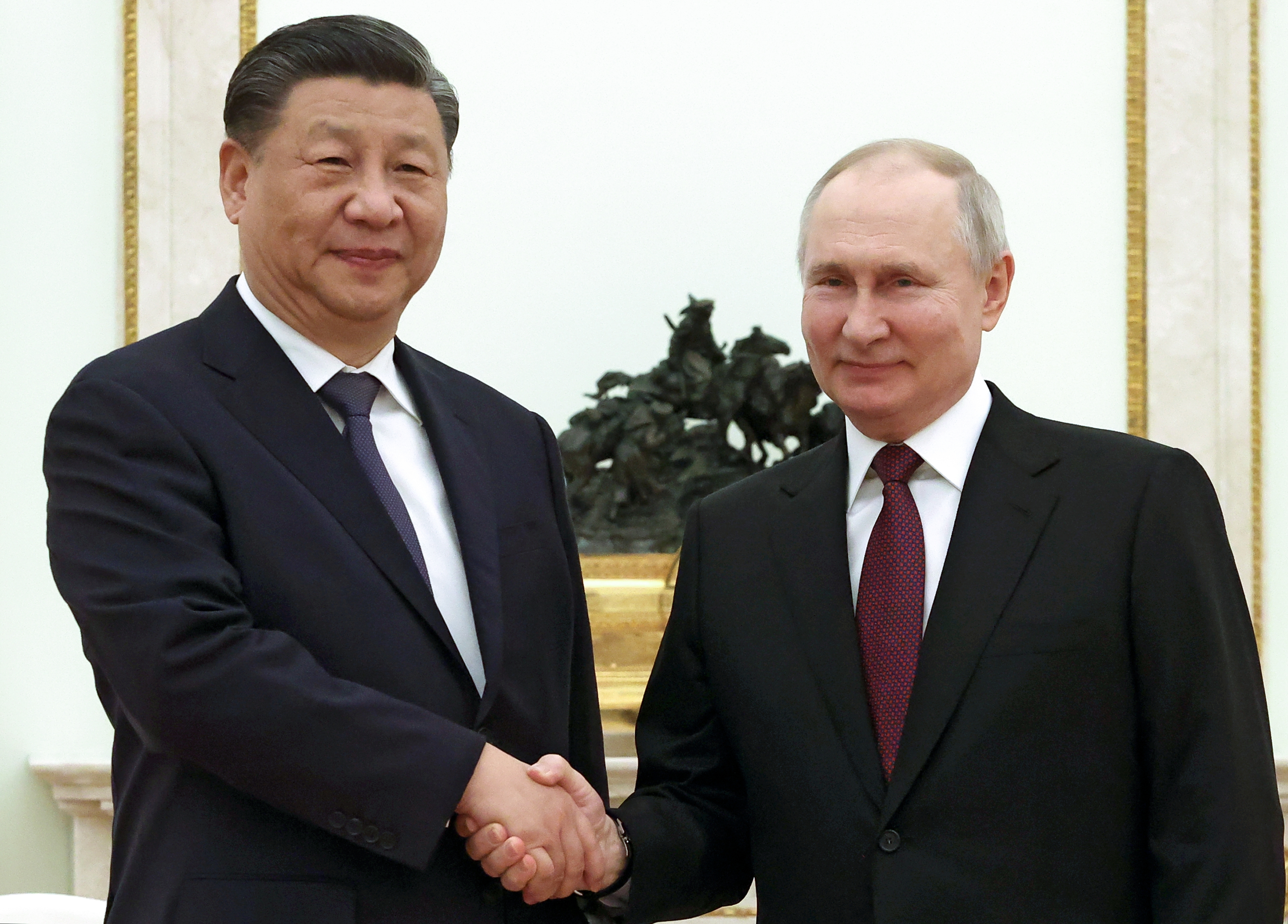 Chinese President Xi Jinping and Russian President Vladimir Putin