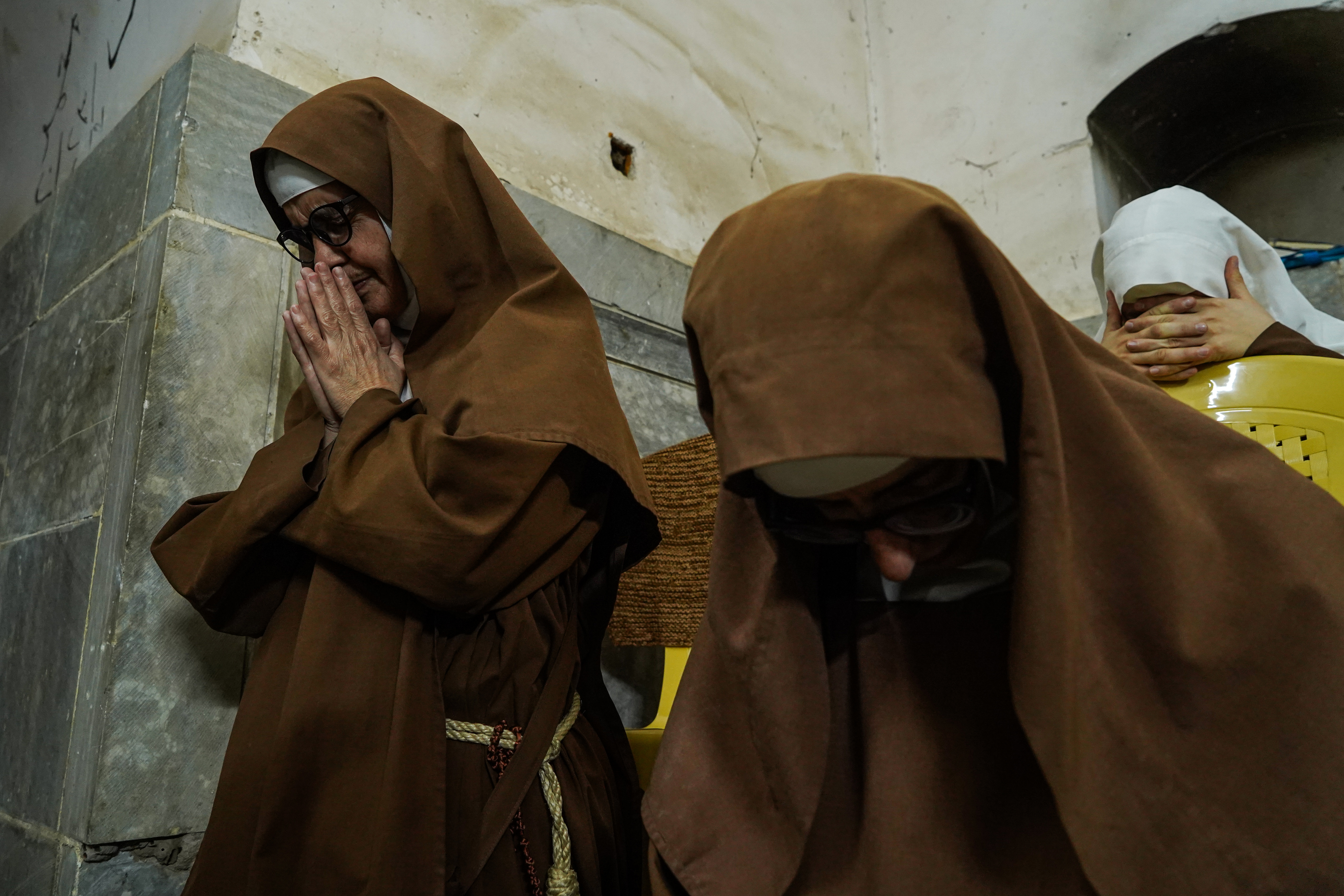 For the first time in more than 20 years, a mass was held at St. Michael's Monastery in Mosul, northern Iraq