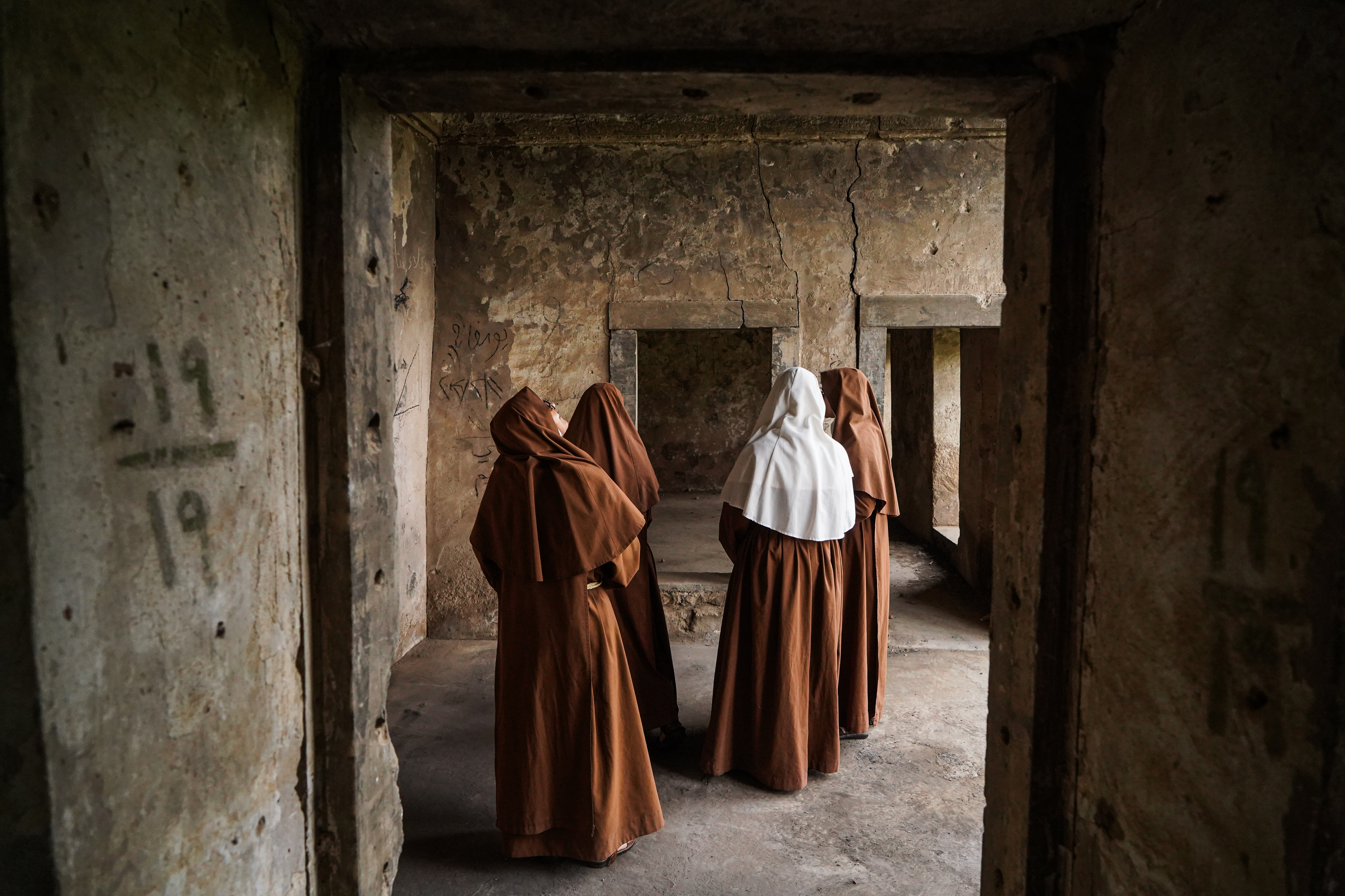 For the first time in more than 20 years, a mass was held at St. Michael's Monastery in Mosul, northern Iraq